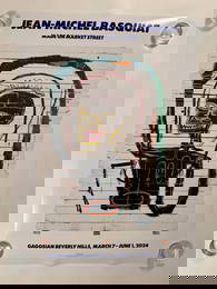 Jean Michel Basquiat (1960-1988) "Flexible" Exhibit Poster 27"x39"