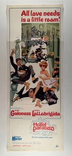 Hotel Paradiso 1966 Vintage Movie Insert 14x36 Poster Alec Guinness: Hotel Paradiso is a 1966 British comedy film released by Metro-Goldwyn-Mayer in Panavision. It was directed by Peter Glenville and based on the play L'Hôtel du libre échange by Maurice Desvallières