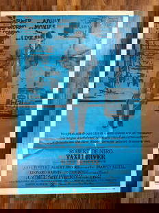 Taxi Driver 1976 Original RR80s 2 Fogli Italian 1P Folded Movie Poster 39"x55" Scorcese DeNiro: Taxi Driver is a 1976 American neo-noir psychological drama thriller film[6][7] directed by Martin Scorsese and written by Paul Schrader. Set in a morally decaying New York City following the Vietnam