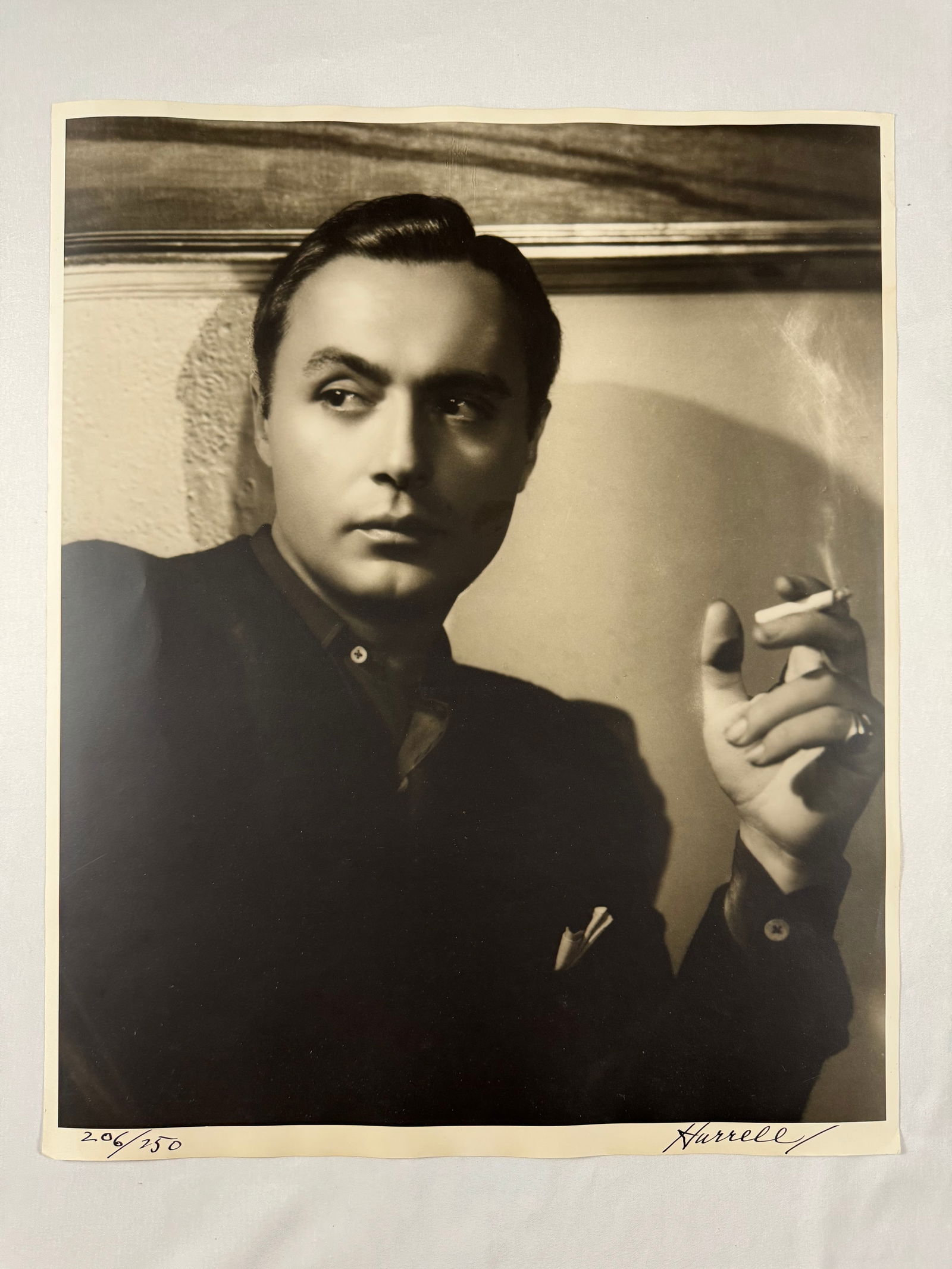 Charles Boyer Portrait Signed and 206/250 Numbered Original Photograph By George Hurrell 24x20 Print: Charles Boyer (28 August 1899 – 26 August 1978) was a French-American actor who appeared in more than 80 films between 1920 and 1976. After receiving an education in drama, Boyer started on the stag
