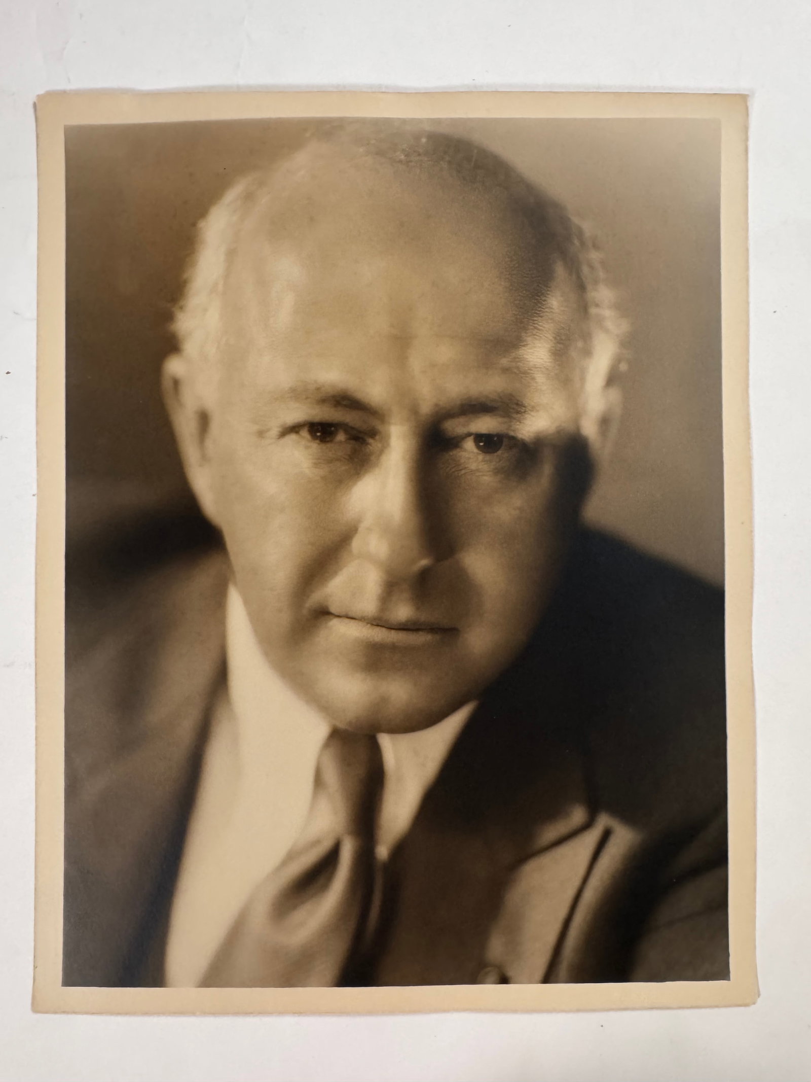 Cecil B DeMille 11x14 Extremely RARE Original Photograph Portrait by George Hurrell - Embossed: Cecil Blount DeMille (August 12, 1881 – January 21, 1959) was an American filmmaker and actor. Between 1914 and 1958, he made 70 features, both silent and sound films. He is acknowledged as a foundi