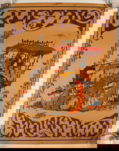 Original Vintage Buffalo Springfield 1968 Sparta Graphics Schiller Authentic Unfolded Poster 17x22: Original Vintage Buffalo Springfield 1968 Sparta Graphics Dave Schiller Authentic Poster San Jose CA.