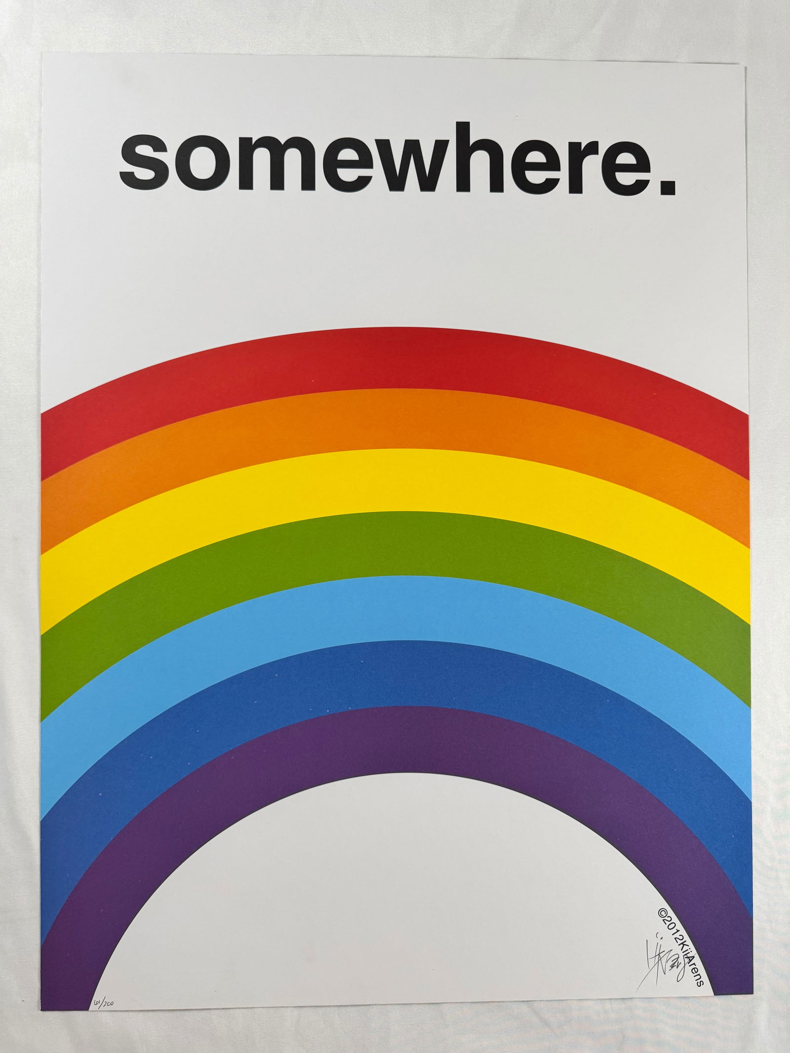 "Somewhere" by Kii Arens Signed Numbered Print, 2012, 61/200 18"x24 (1 of 4)