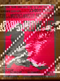 Blow Up 1967 Original 2 Fogli Italian 1P Folded Movie Poster 39"x55": This appears to be the original release poster and it is dated 1967. Some say this is a re-release from the early 1970s but either way, this was the first Italian release of this film, no other 1p 2 f