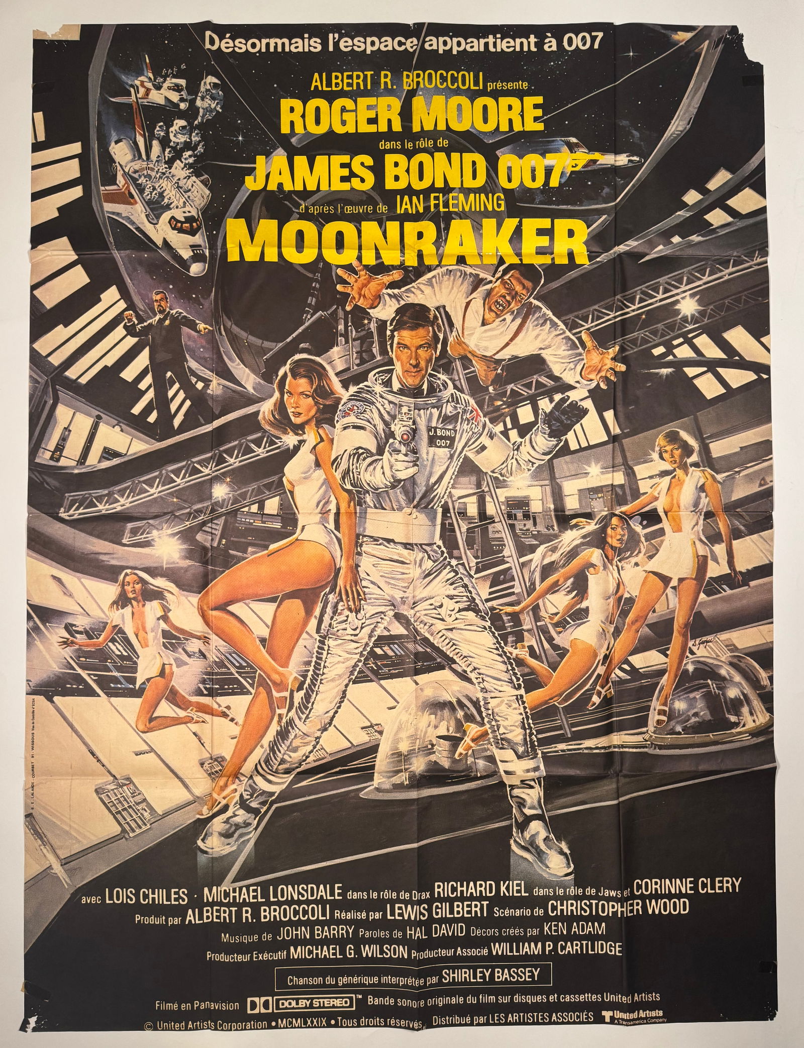 Moonraker 1979 French 1p Original Movie Poster 46x61 (1 of 6)