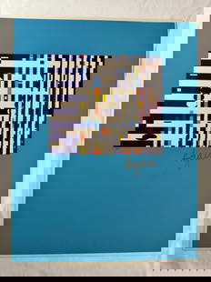 Signed Lithograph by Yaacov Agam, Numbered 55/99, 19.5"x26": Yaacov Agam (born 11 May 1928) is an Israeli sculptor and experimental artist widely known for his contributions to optical and kinetic art.