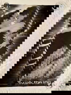 Walk the Line 2005 Original Double Sided DSS One Sheet 27x40 Movie Poster: Walk the Line is a 2005 American biographical drama film directed by James Mangold. The screenplay, written by Mangold and Gill Dennis, is based on two autobiographies by the American singer-songwrite