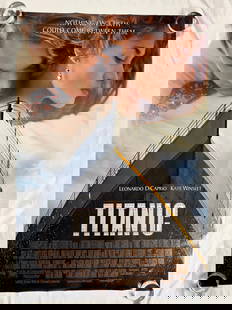 Titanic 1997 Original Double Sided DSS One Sheet 27x40 Movie Poster: Titanic is a 1997 American epic romantic disaster film written and directed by James Cameron. Incorporating both historical and fictionalized aspects, it is based on accounts of the sinking of RMS Tit