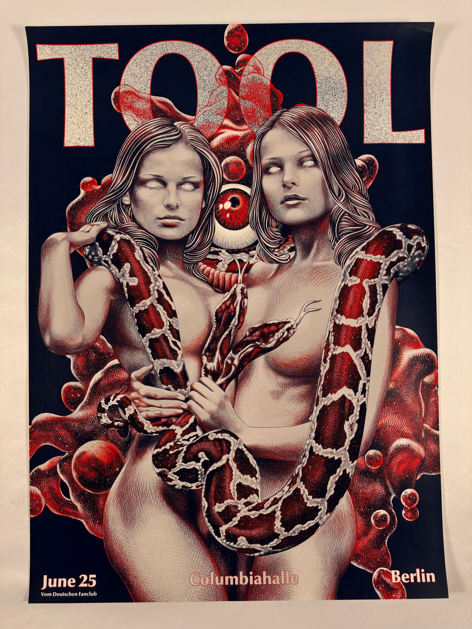 Tool June 25th 2001 Columbiahalle Berlin Original Concert Poster by Alex Wezta Giclée with Spot (1 of 6)