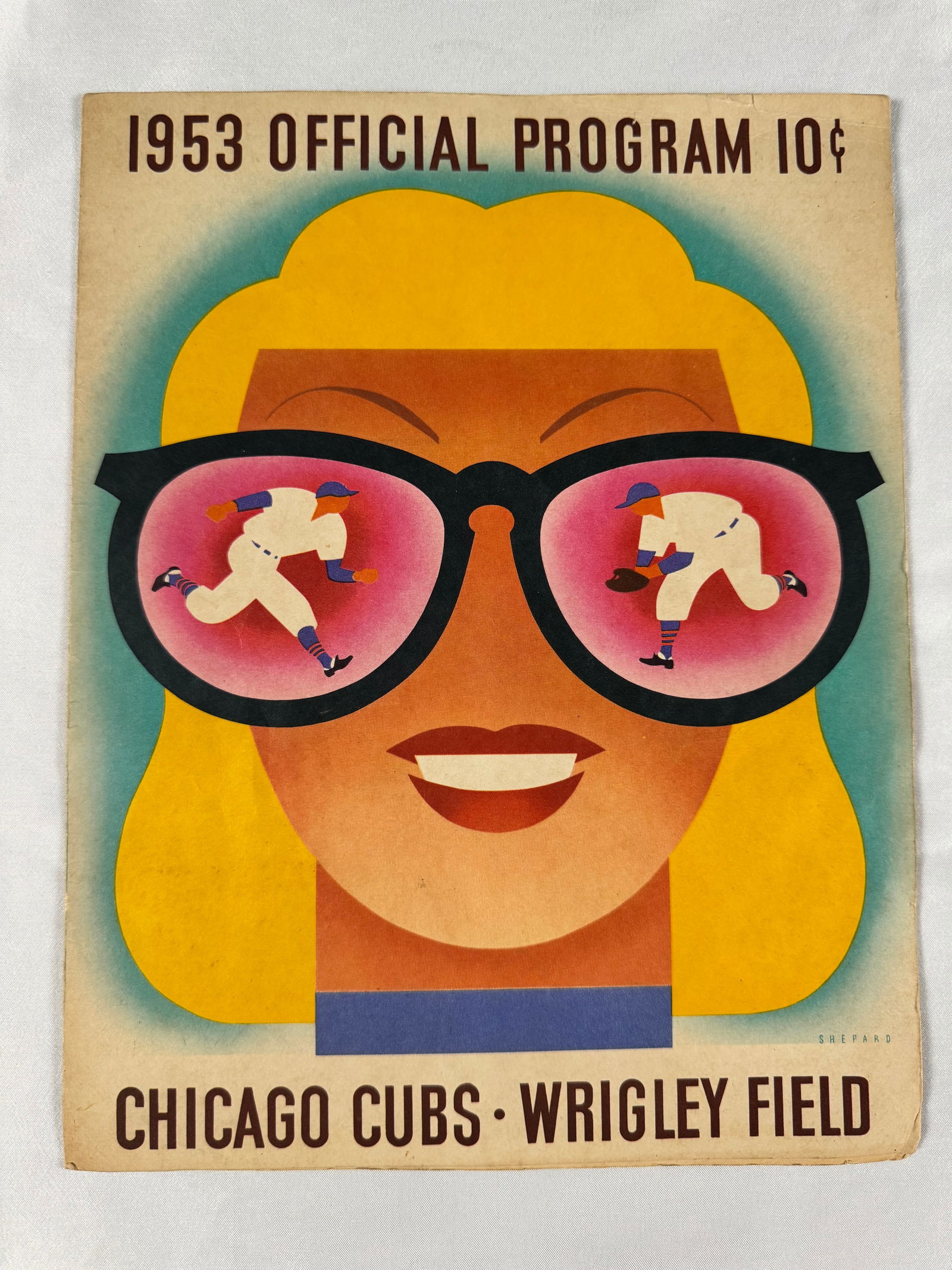 1953 Chicago Cubs Official Program Scorecard Booklet (1 of 3)