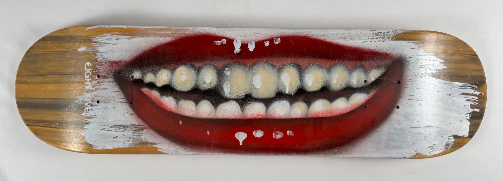 Jules Muck “Muck Mouth?? Skate Deck Original Skateboard Art (1 of 6)