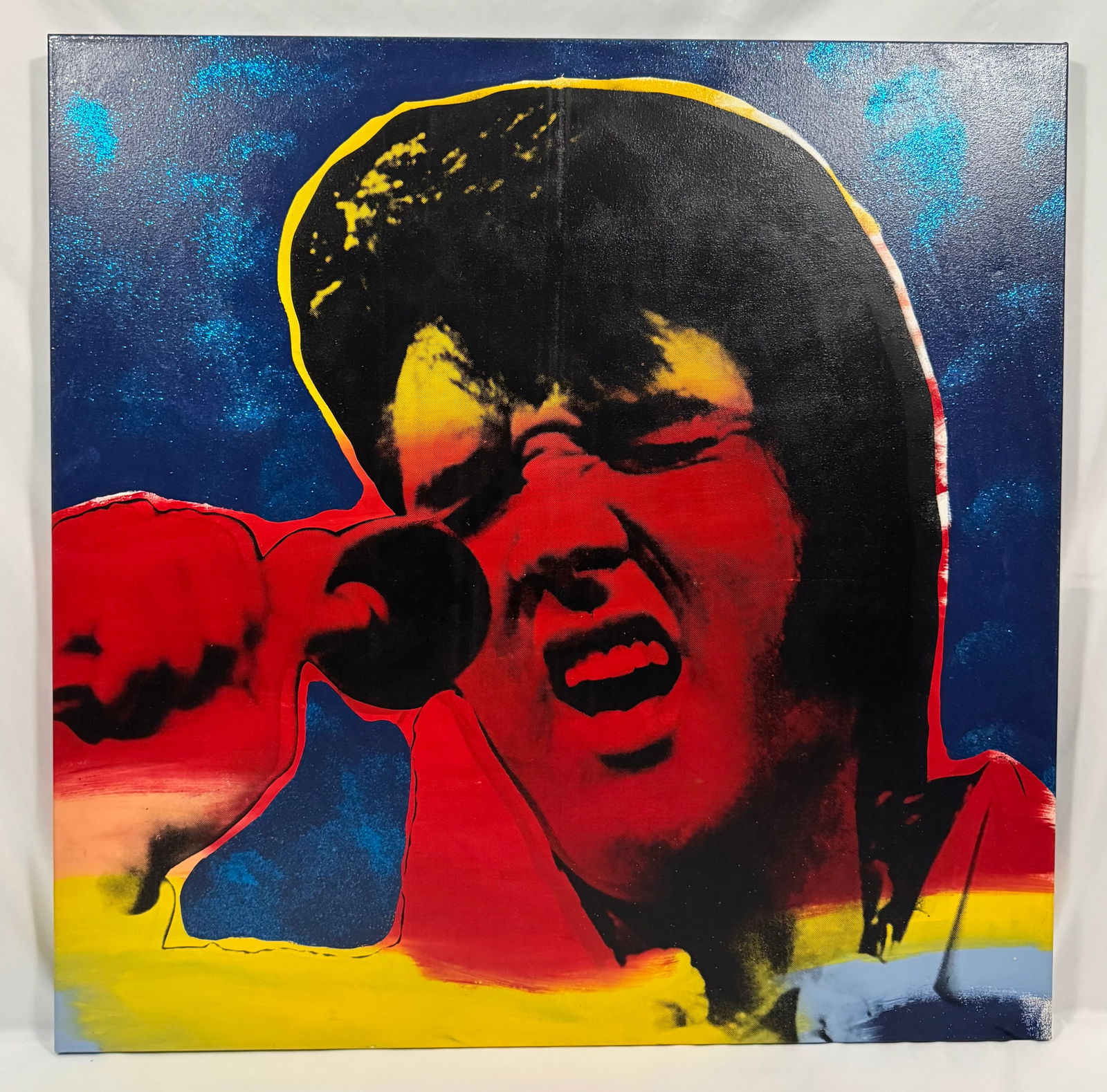 Aloha From Hawaii Special - Elvis Presley by Steve Kaufman Screenprint Signed Numbered 188/250 with (1 of 11)