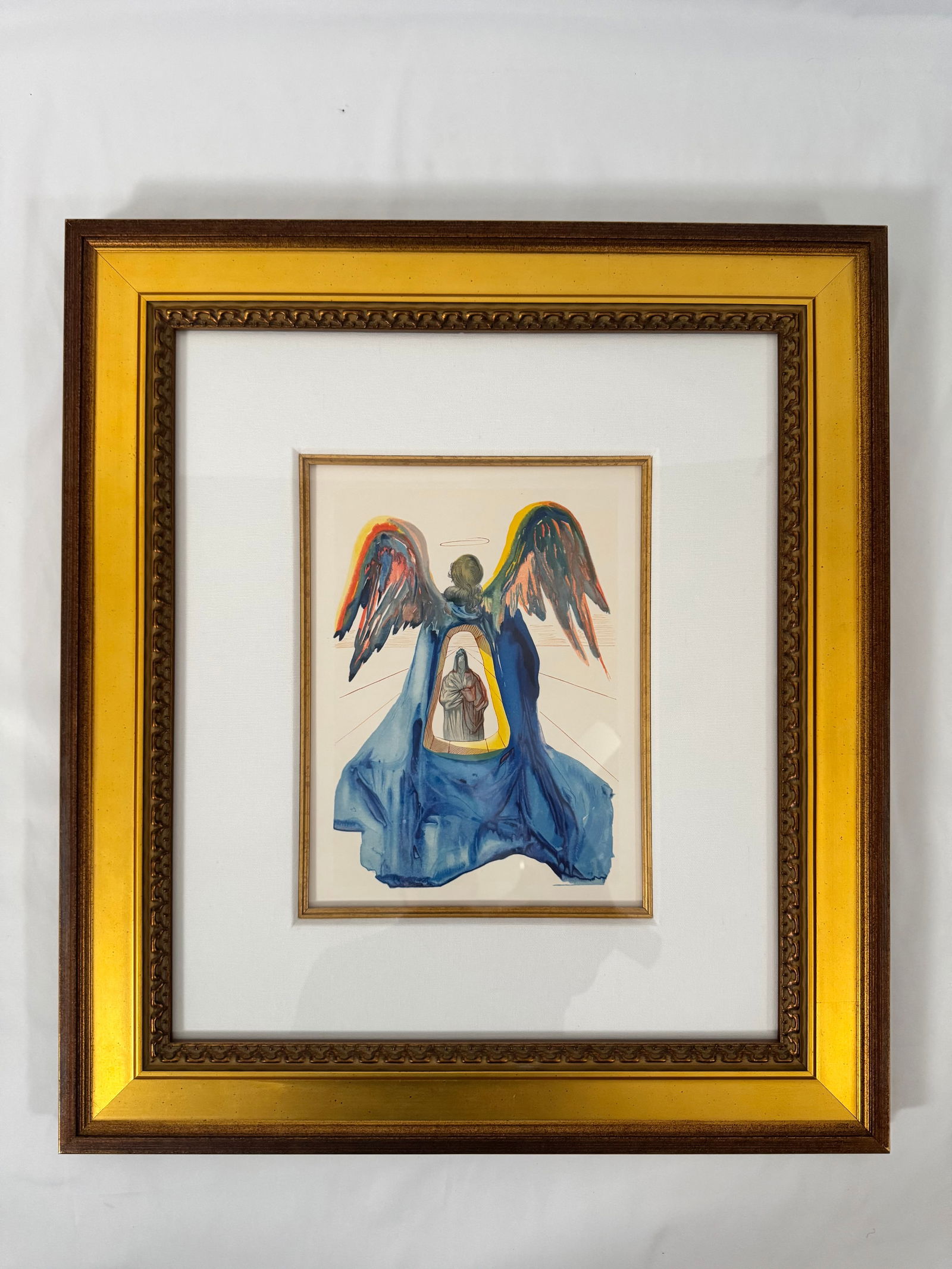 Purgatory Canto 33 (The Divine Comedy) by Salvador Dali Woodcut Engraving Framed with COA 8.5x12" (1 of 7)