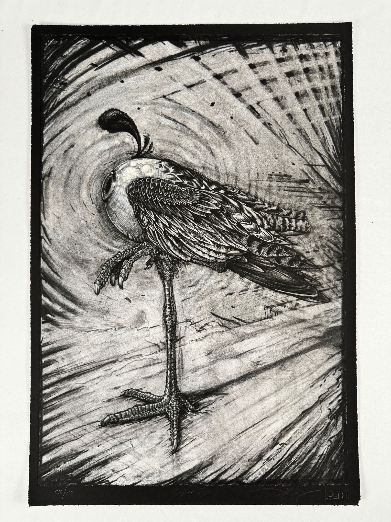 Super Ego by AJ Masthay Art Poster Limited Edition Artist Signed Numbered 38/100 (1 of 8)