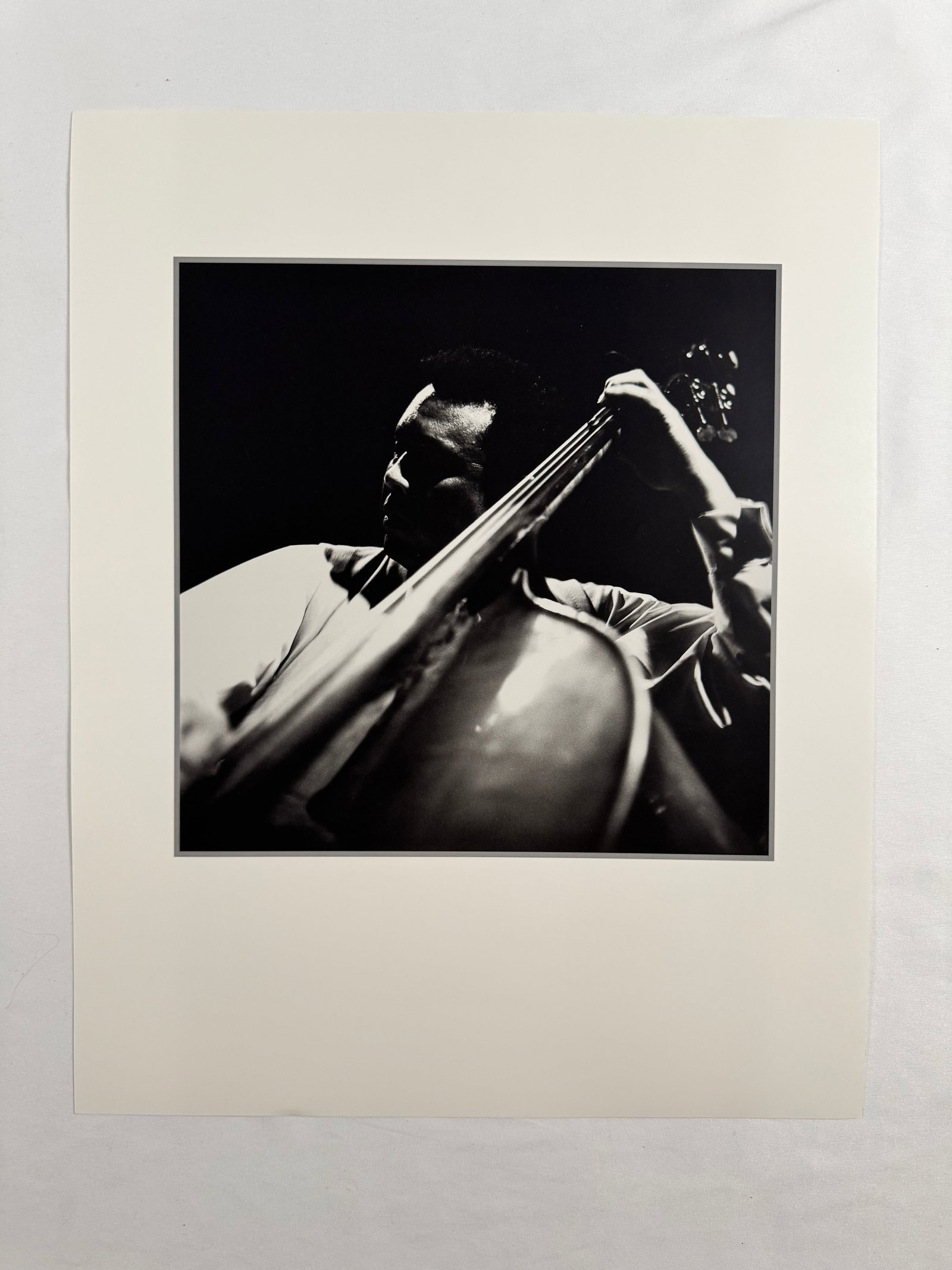 Charles Mingus by Lee Tanner 16x20 Original Vintage Large Photo: Born in New York City in 1931 LEE TANNER entered a family ripe with artistic creativity. While in Boston he produced a weekly live television program, “Mixed Bag” at the PBS station WGBH prese