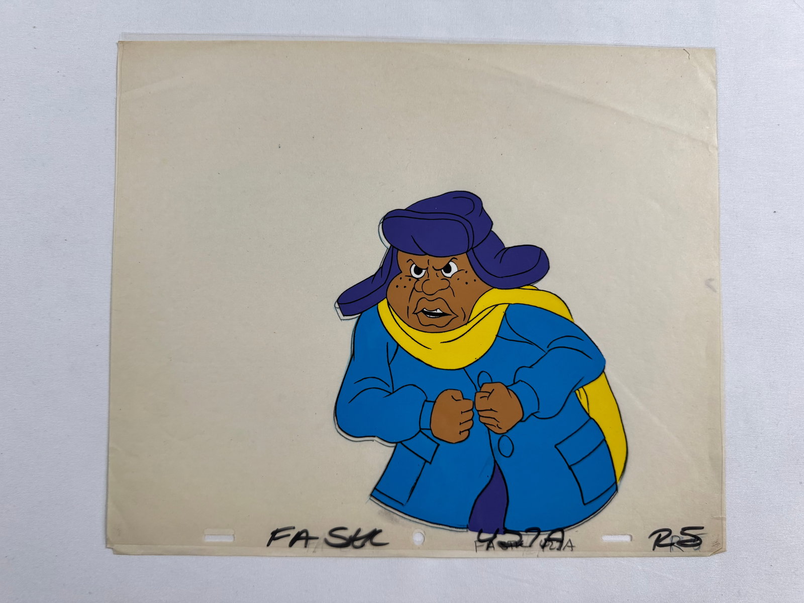 Fat Albert and the Cosby Kids Original Production Animation Art Cel by Filmation: These were purchased many years ago from an animation cel vendor per the current owner. FA2B