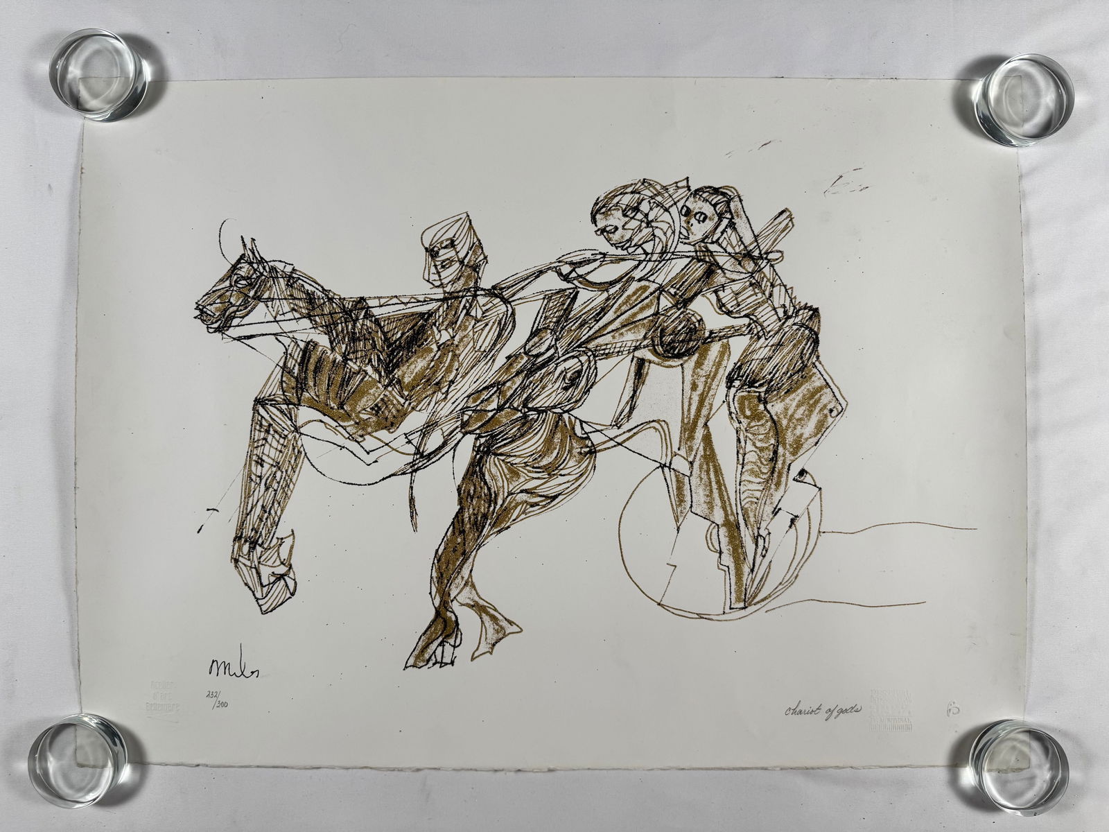 Chariot of Gods by Miles Davis 232/300 Limited Edition Serigraph Montreal Museum of Fine Arts and (1 of 7)