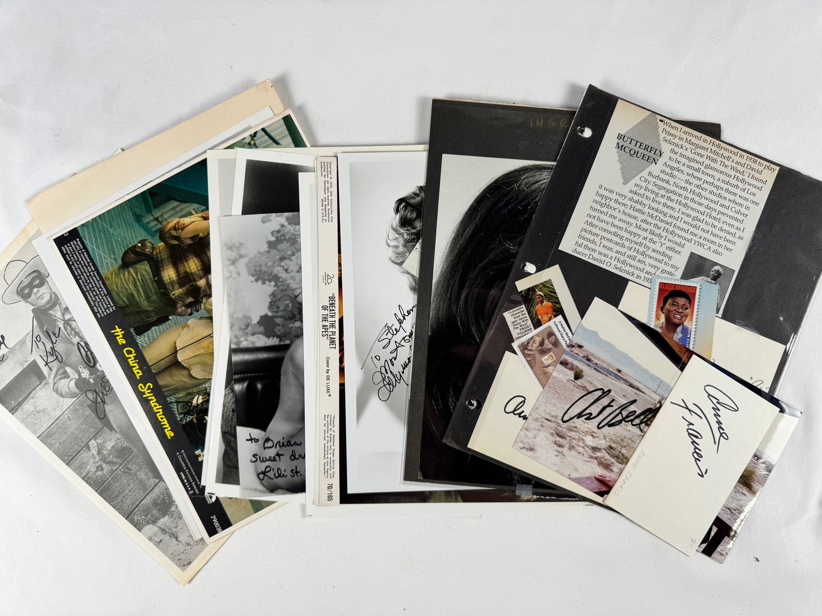 Large Lot of Autographs Signed Photos Golden Age of Hollywood Pack 1 (1 of 12)