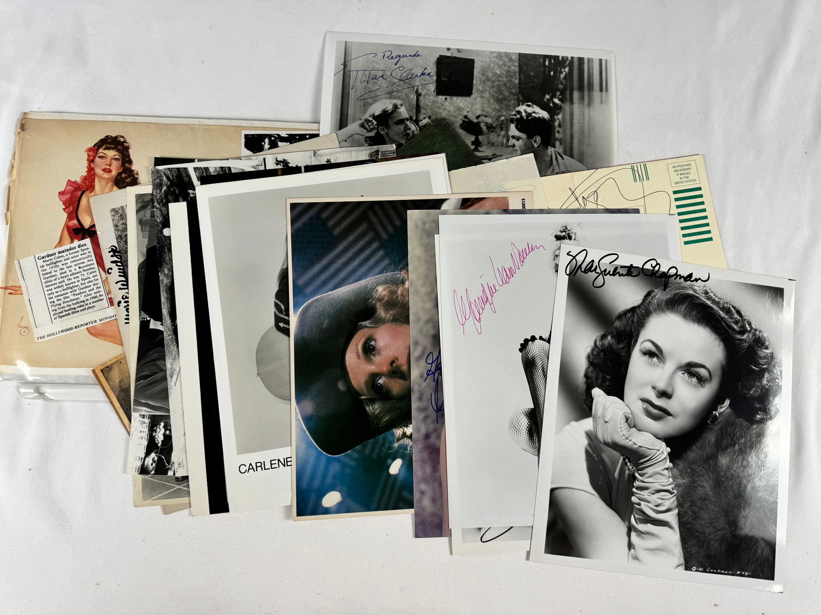 Large Lot of Autographs Signed Photos Golden Age of Hollywood Pack 4 (1 of 9)