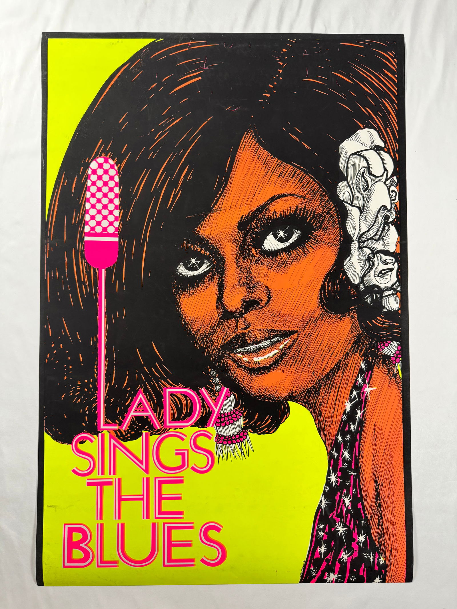 Diana Ross in Lady Sings the Blues Blacklight Poster 22.5x32.5 (1 of 6)