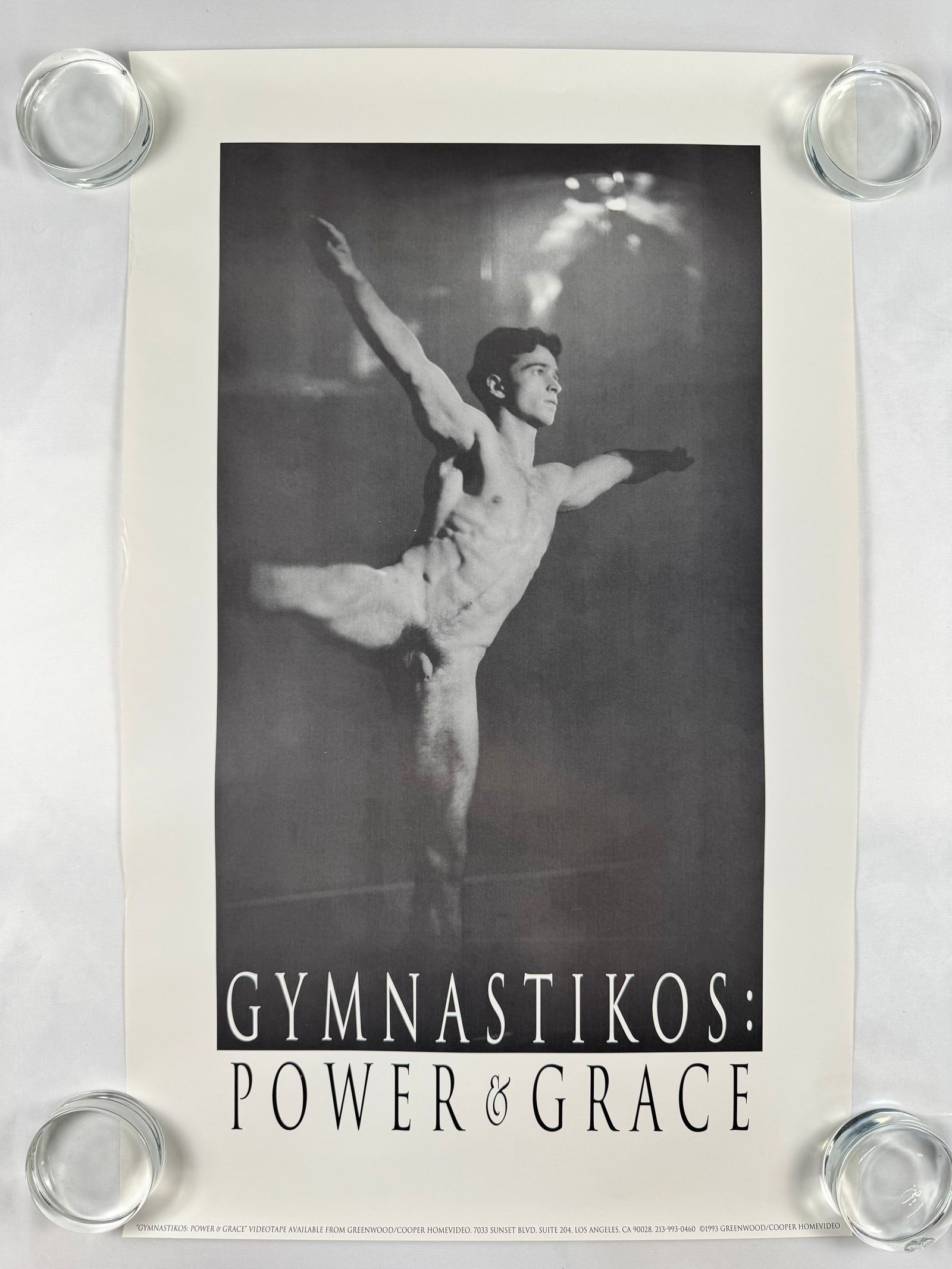 Gymnastikos: Power & Grace Large Original B&W Dance Poster Gay Male Interest: Gymnastikos: Power & Grace is a visually striking video project celebrating the strength, control, and artistry of male gymnastics, using dynamic photography and fluid motion to highlight the balance