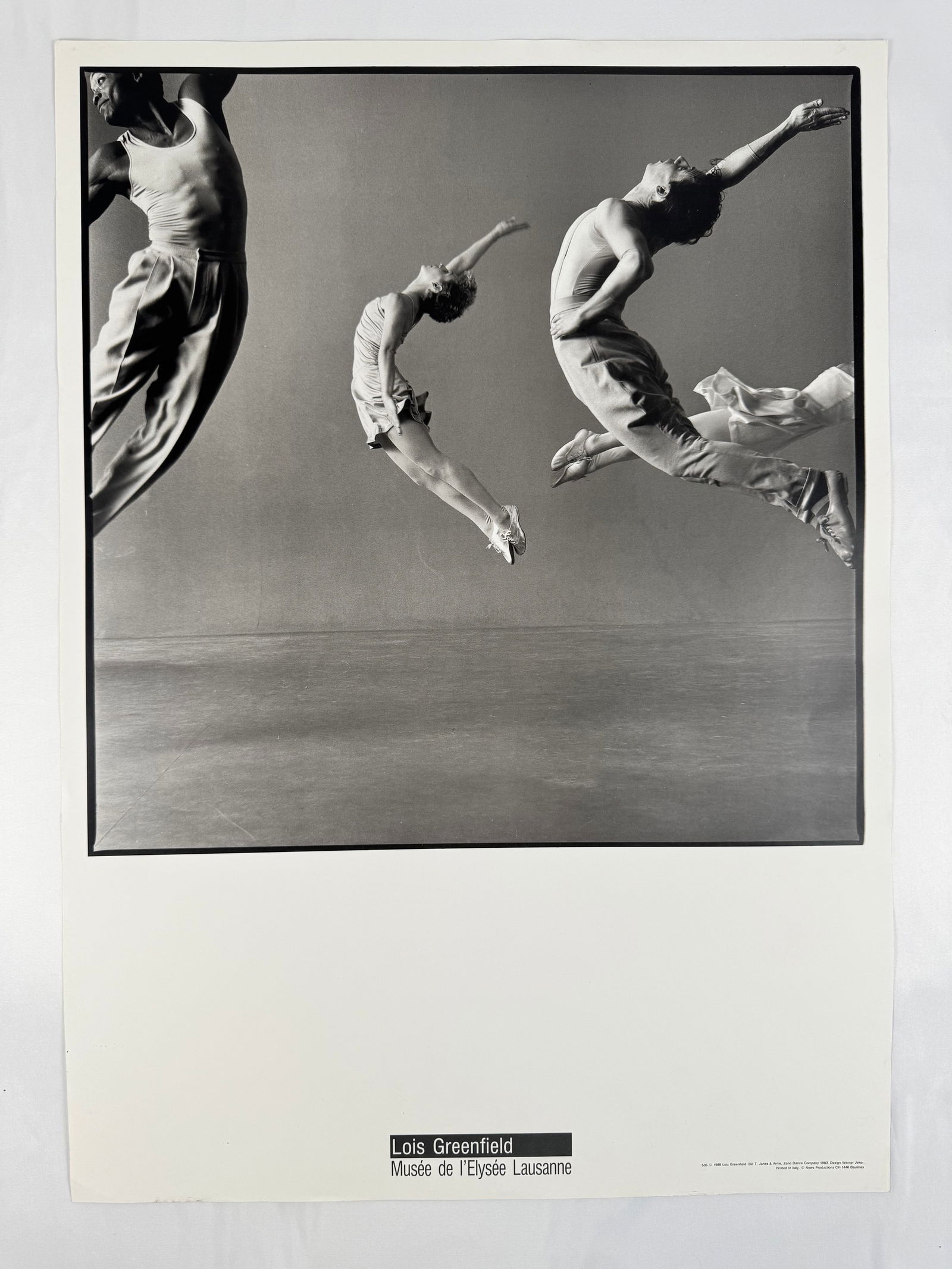 Louis Greenfeld Musee de ‘Elysee Lausanne 1983 Original Italian Art Print Poster Dancers (1 of 4)