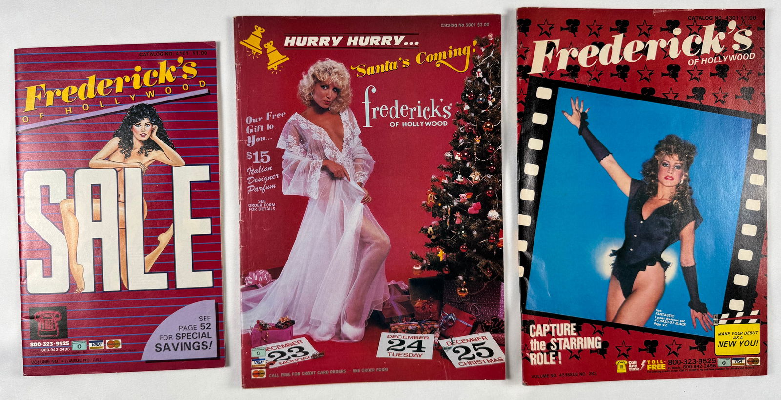 Frederick’s of Hollywood Vintage Catalog Lot of 3 (1 of 10)