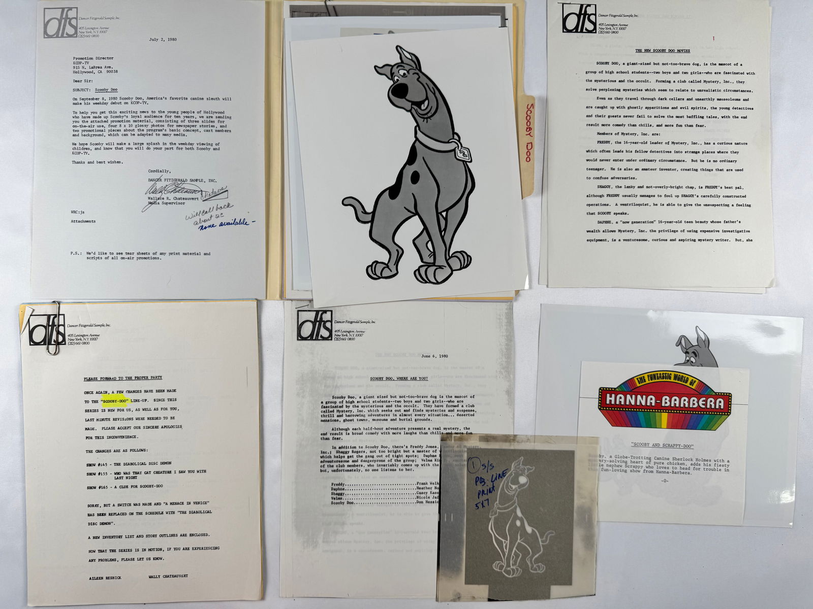 Scooby-Doo 1990 Studio Press Kit & Production Materials (1 of 11)