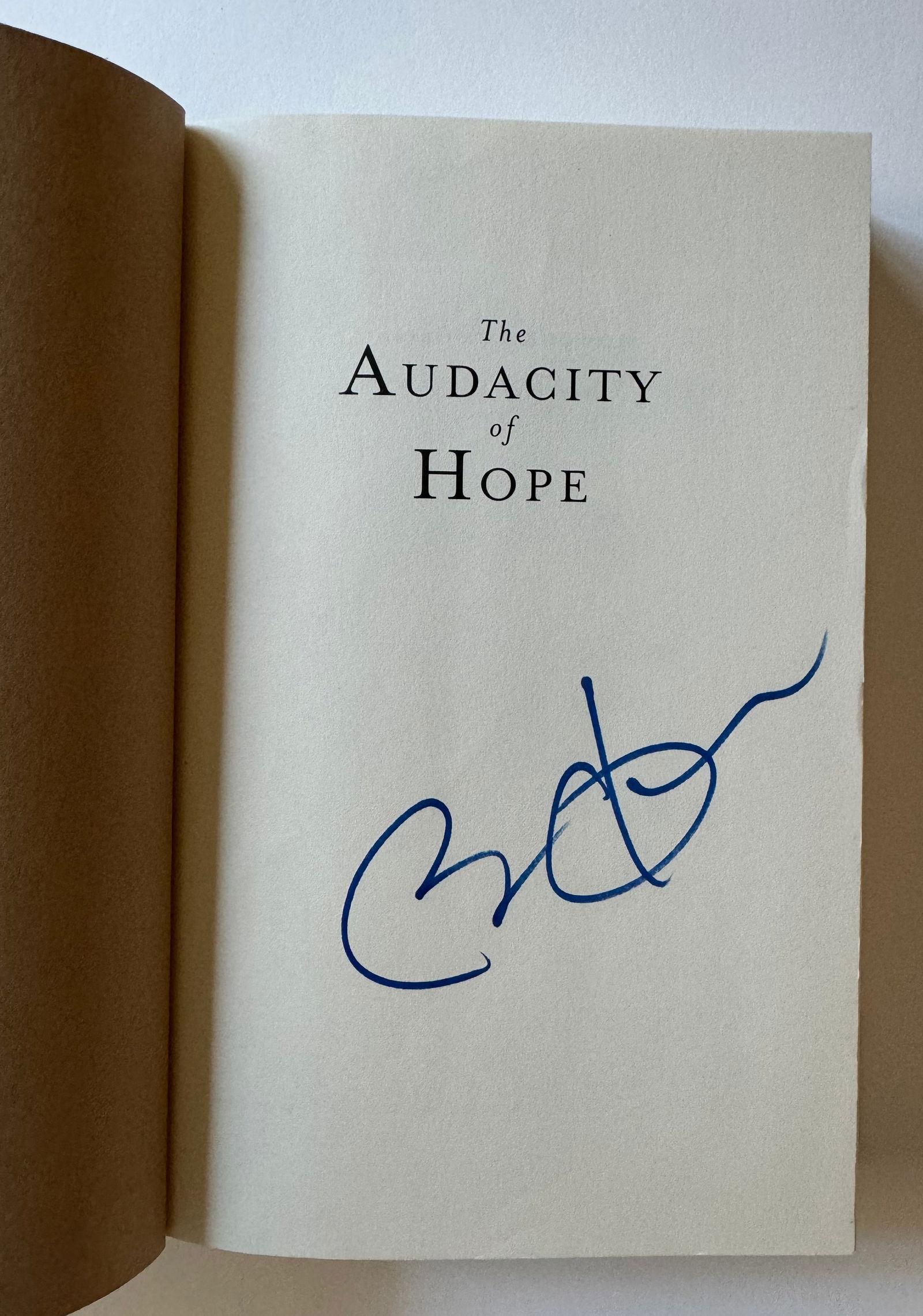 President Barack Obama Signed Autographed The Audacity Of Hope Book Hardcover With COA First Edition (1 of 6)