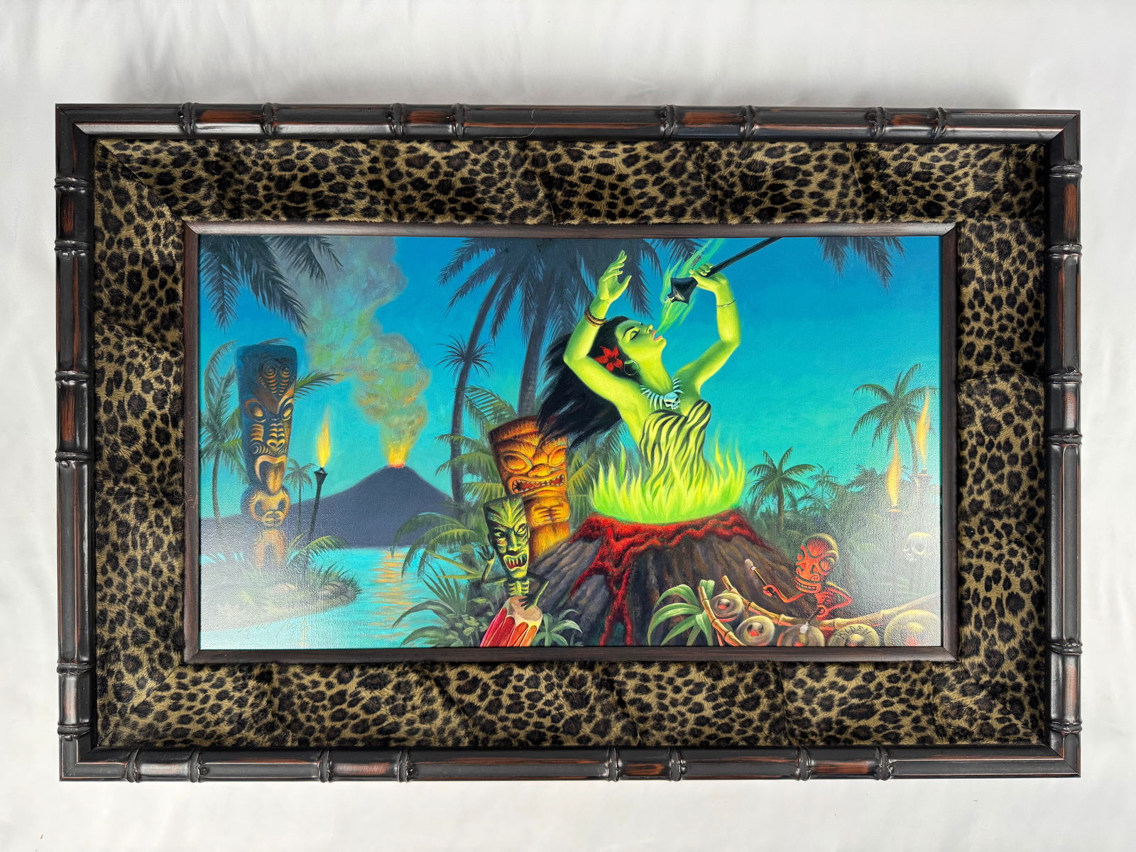 Pele by Mark Ryden Giclee on Canvas 1999 Signed Numbered 170/200 Custom Framed 23x13" (1 of 6)