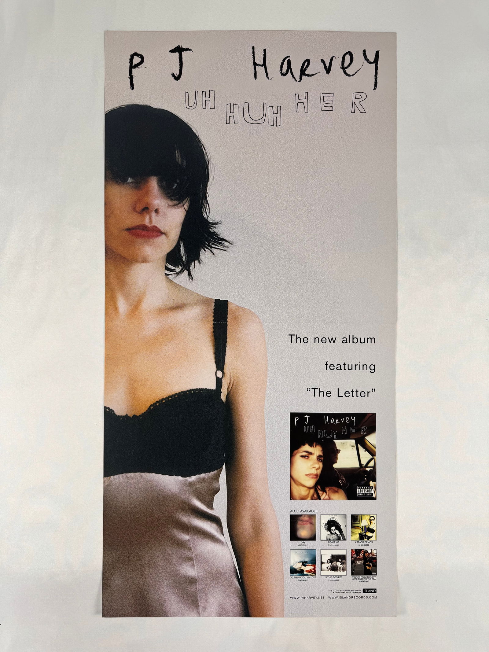 PJ Harvey Uh Huh Her Album Promo Poster Double Sided DSS (1 of 4)