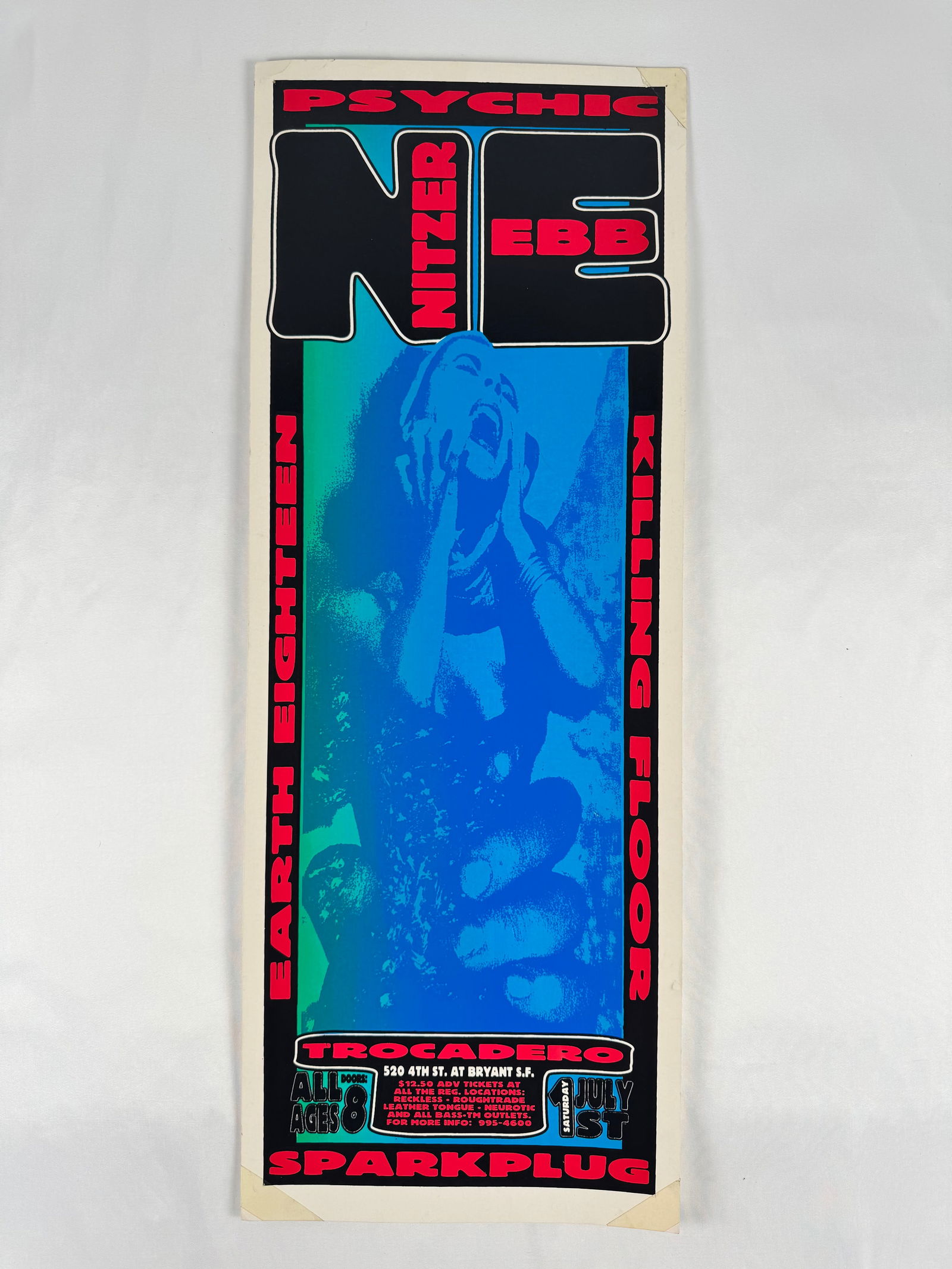 Nitzer Ebb Psychic Earth Eighteen Killing Floor Trocadero Poster (1 of 6)