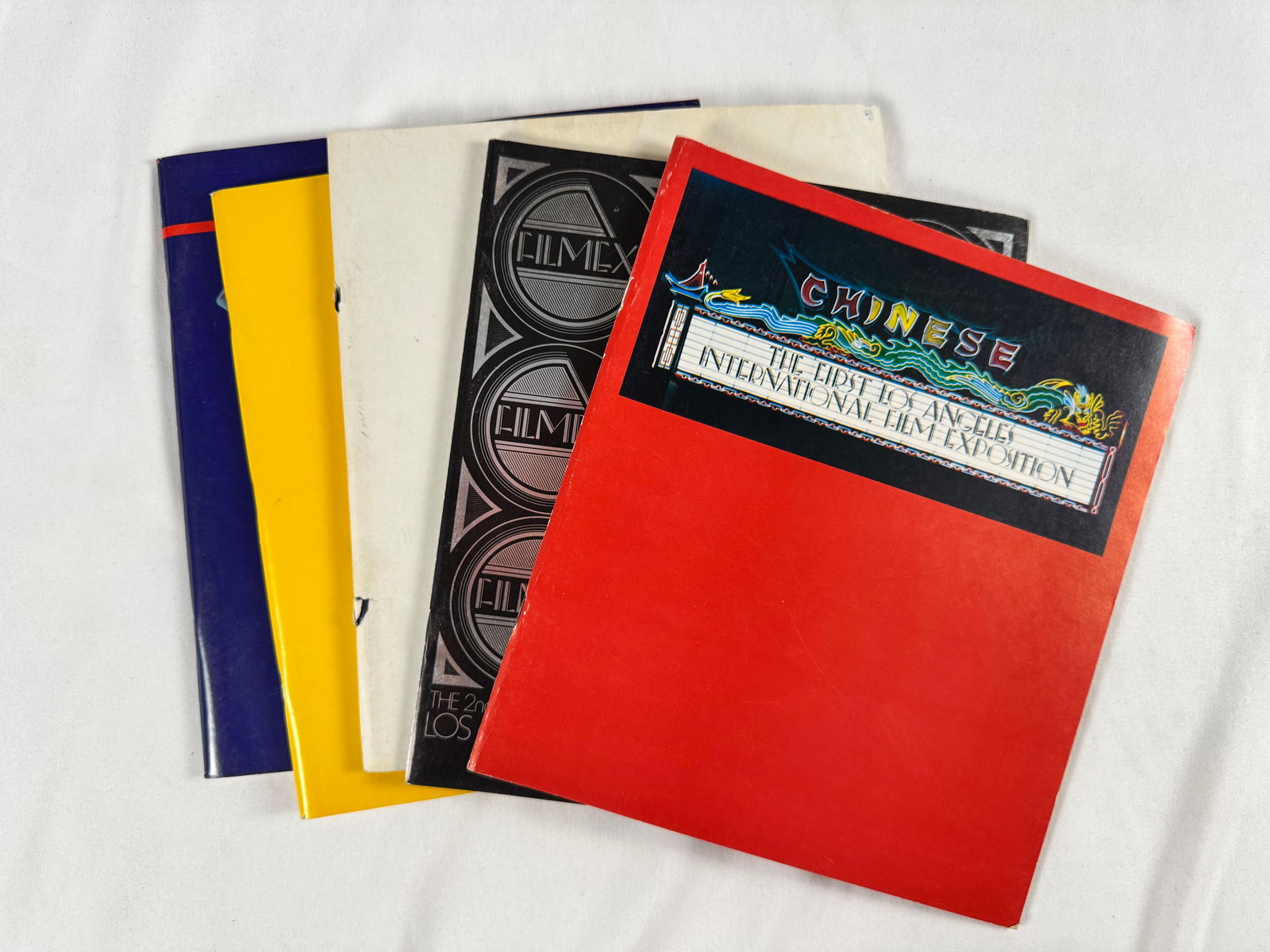 Lot of 5 Original Filmex Programs 1970s Film Movie History Publications (1 of 6)