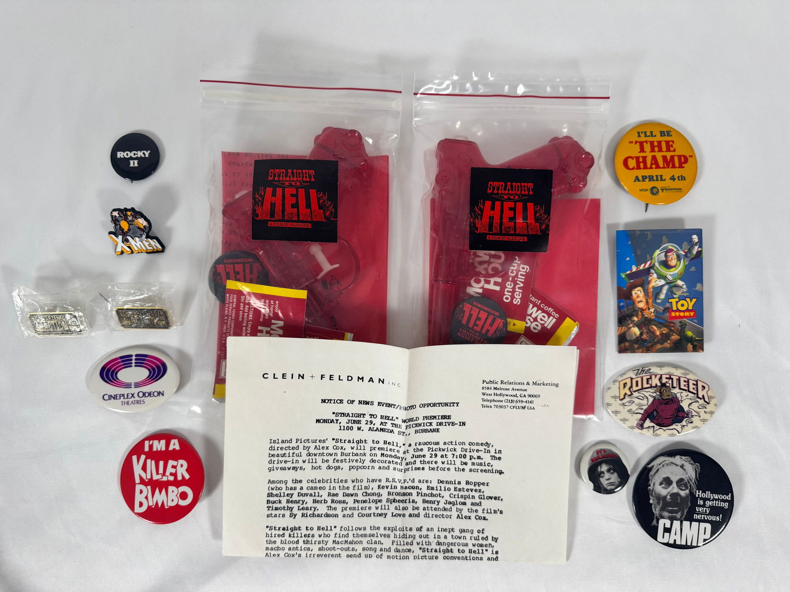 Lot of Random Movie Buttons and Press Materials (1 of 7)