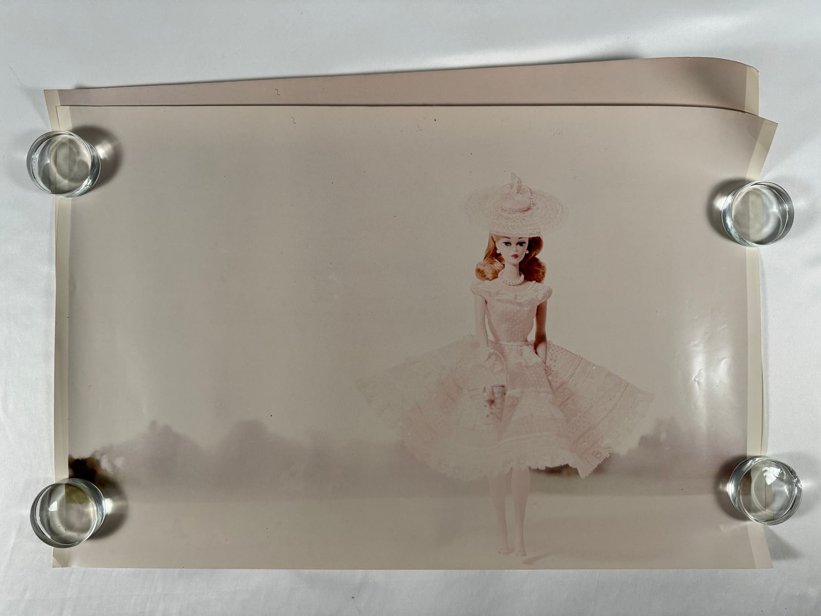 Lot of 2 Vintage Barbie Posters 30.5"x20 Unknown Origin Mattel Prints: Not a lot is known about these other than they are printed on Kodak poster paper and they appear to be from Mattel.