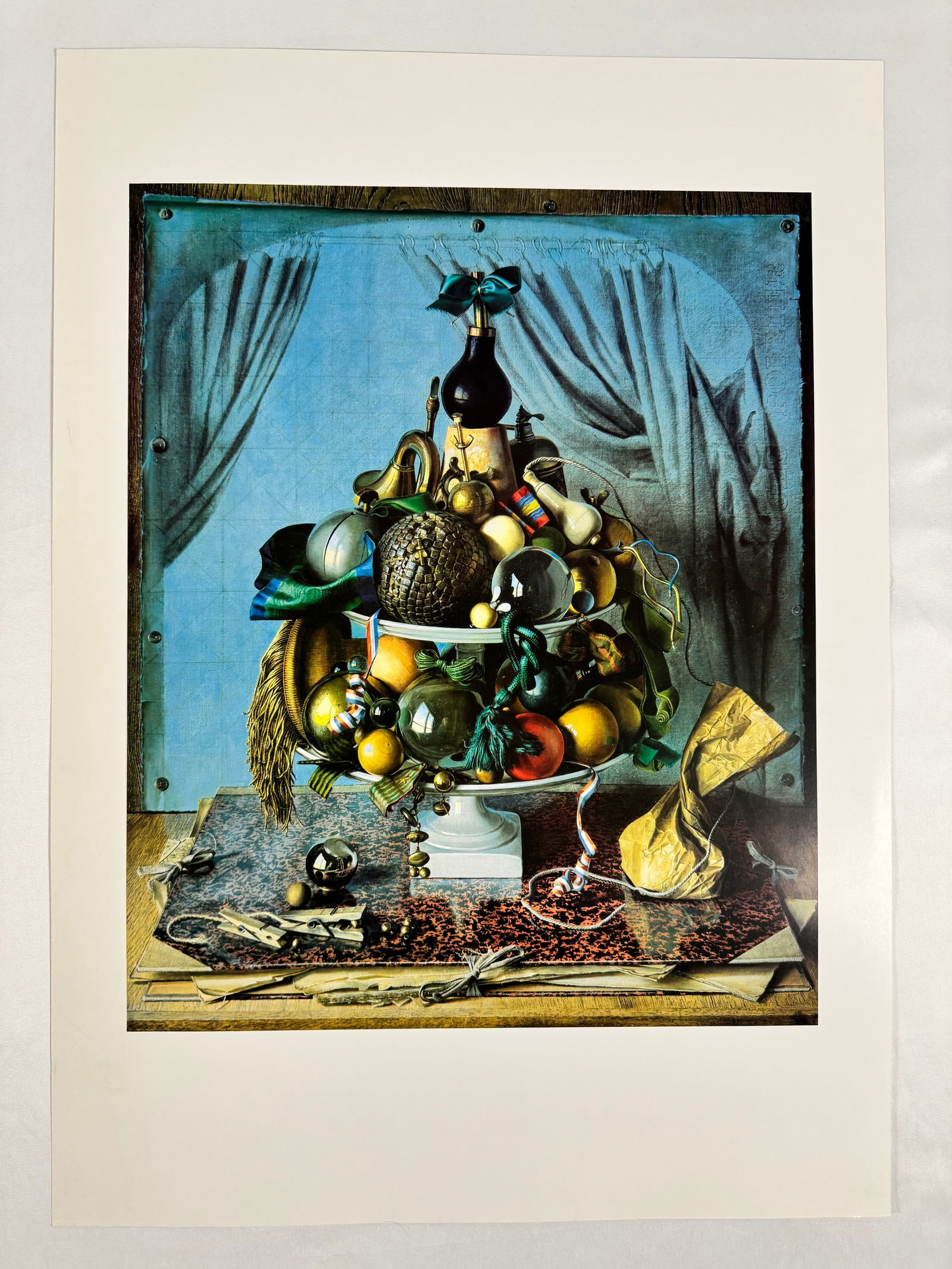 Untitled Still Life by Jacques Poirie Realist Trompe-l'œil Visual Eye Trickery Original Poster (1 of 6)