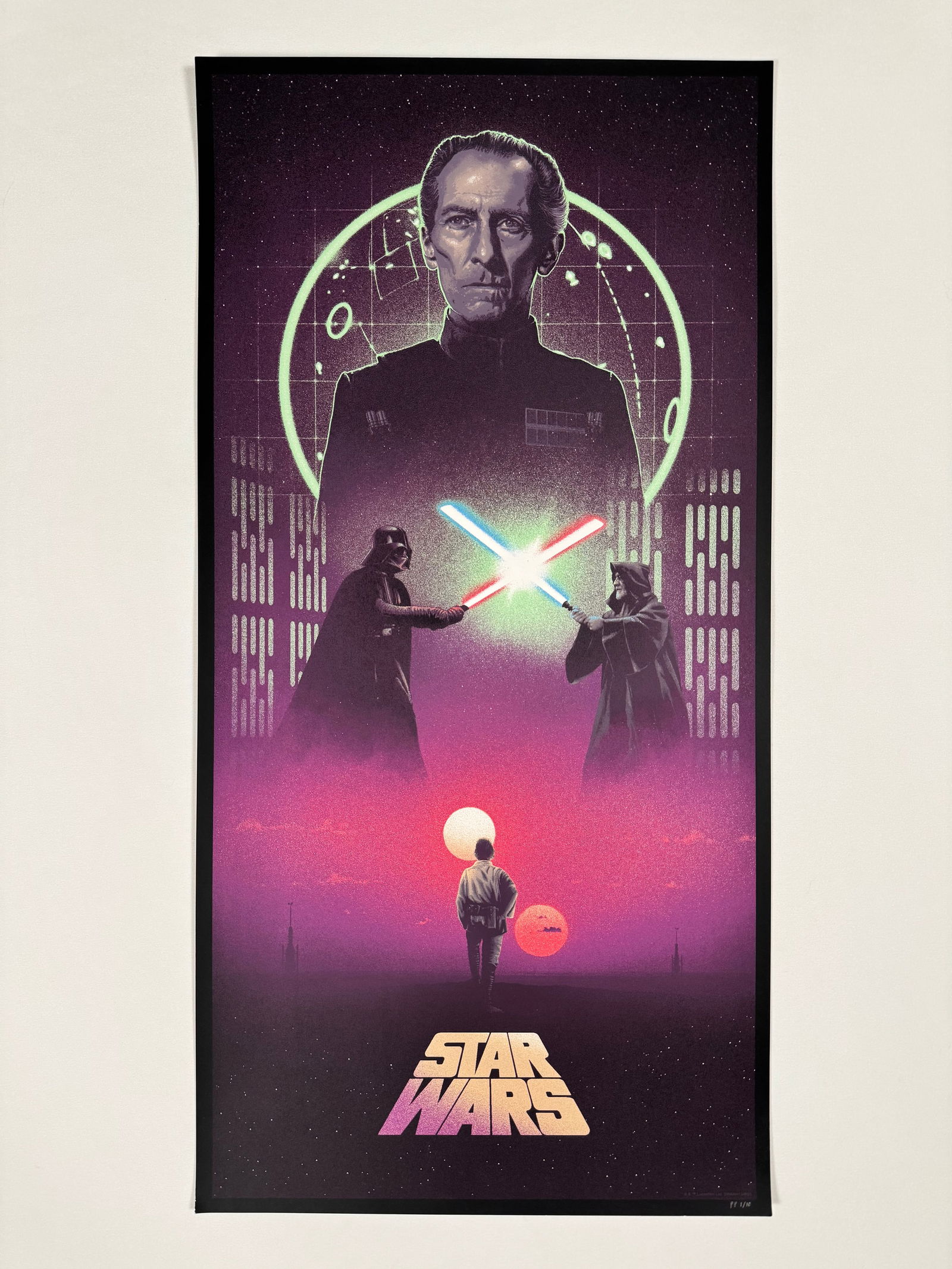 Star Wars Triptych PP 1/10 by Marko Manev Original Art Print: Marko Manev is a fantasy and science fiction artist working on illustrated movie posters, key art for film & TV, video and tabletop games, book covers and various other pop-culture properties. Born an