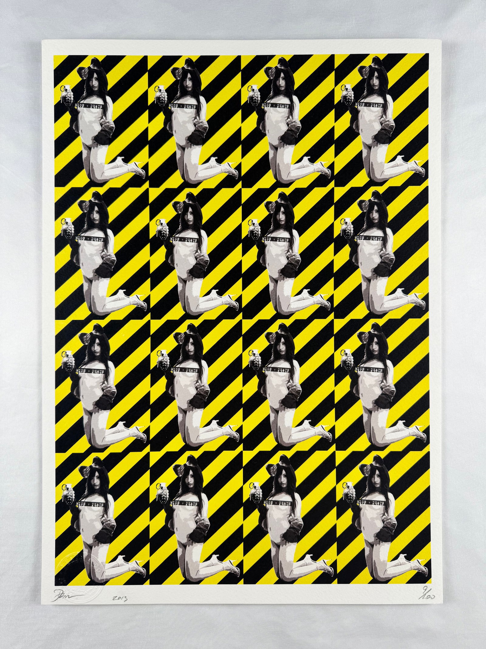 Naked Lady by Death NYC Signed Limited Edition Screenprint 9/100 (1 of 5)