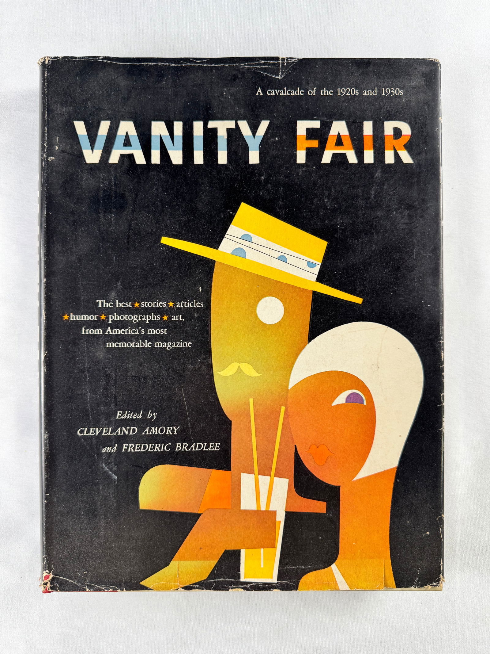 Vanity Fair A Cavalcade of the 1920s and 1930s Hardcover Book: Hardcover compilation titled Vanity Fair A Cavalcade of the 1920s and 1930s. Edited by Cleveland Amory and Frederic Bradlee and featuring articles