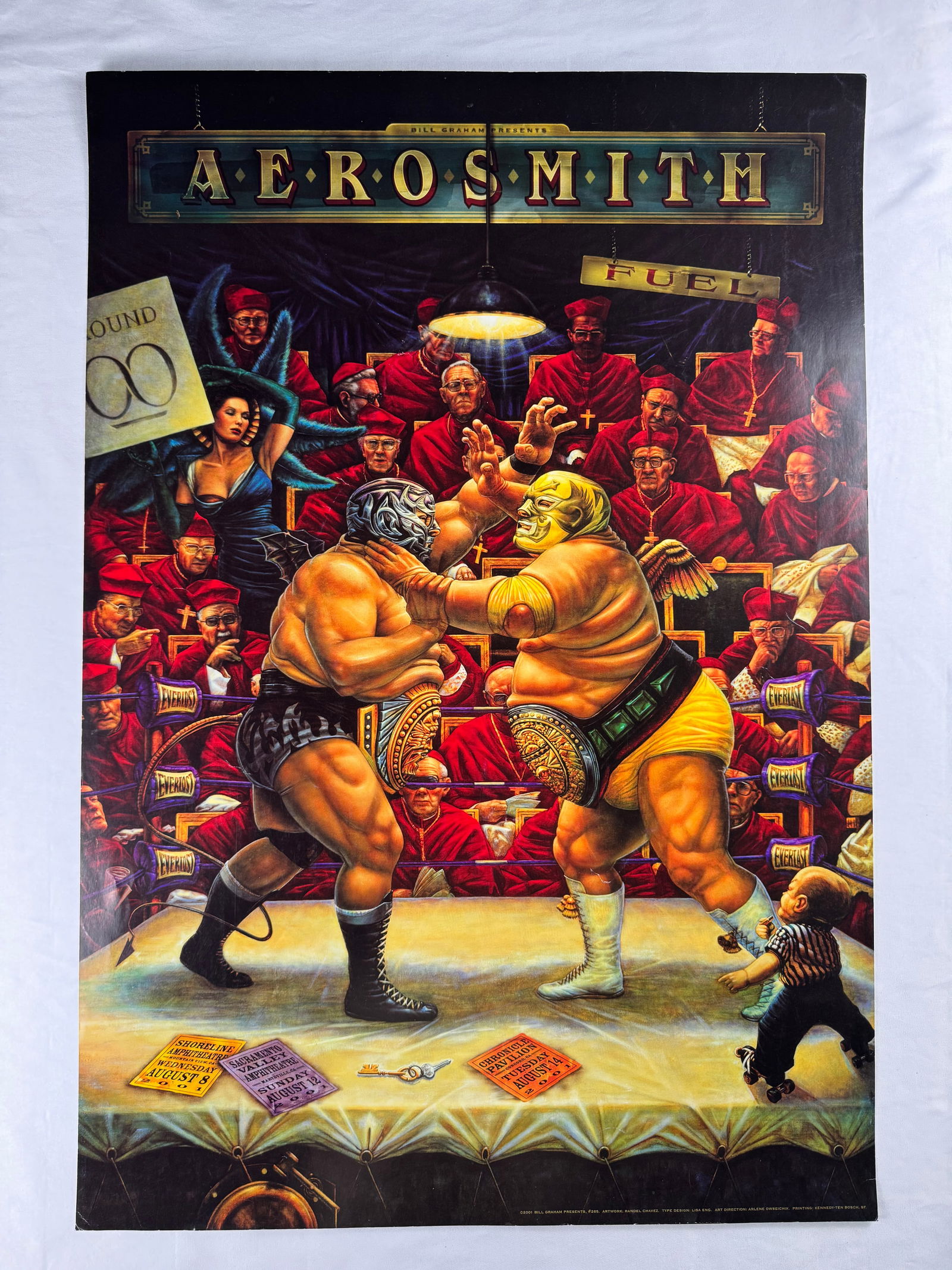 Aerosmith Fuel Tour Bill Graham Presents Concert Poster (1 of 4)