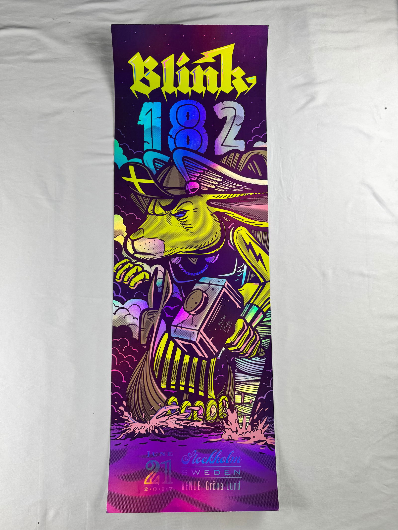 Blink-182 Stockholm Sweden Grona Lund Concert Poster (1 of 4)