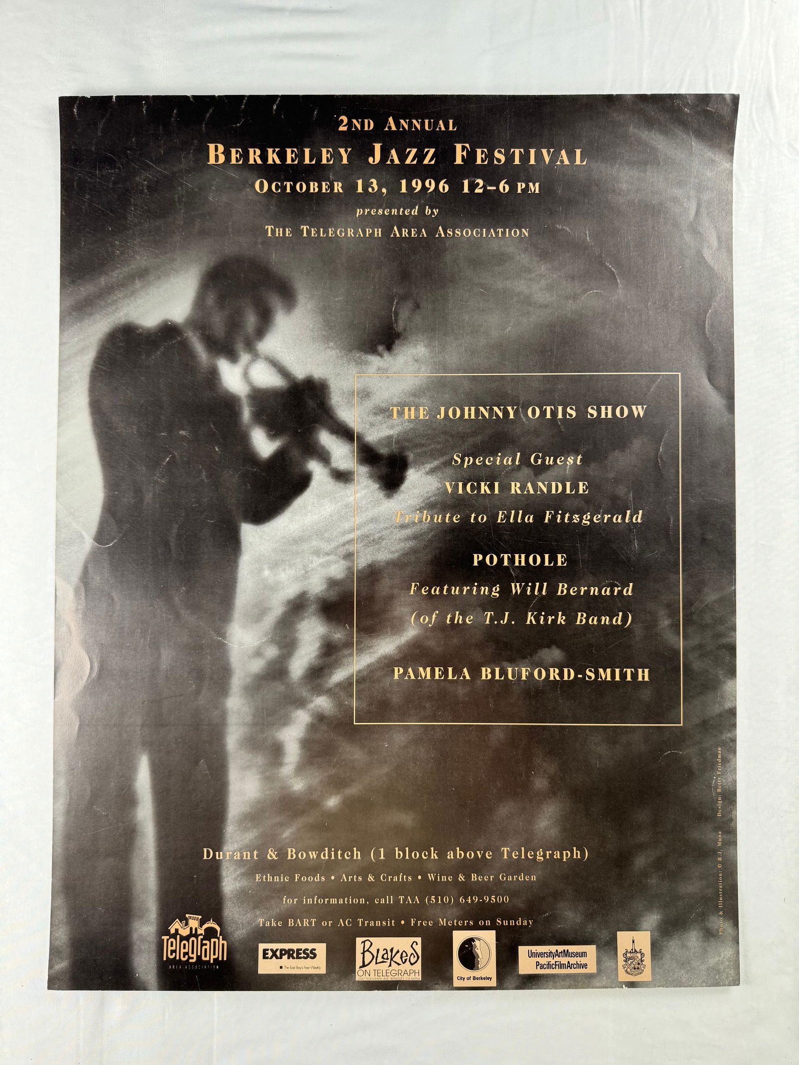 Berkeley Jazz Festival October 13 1996 Event Poster (1 of 3)