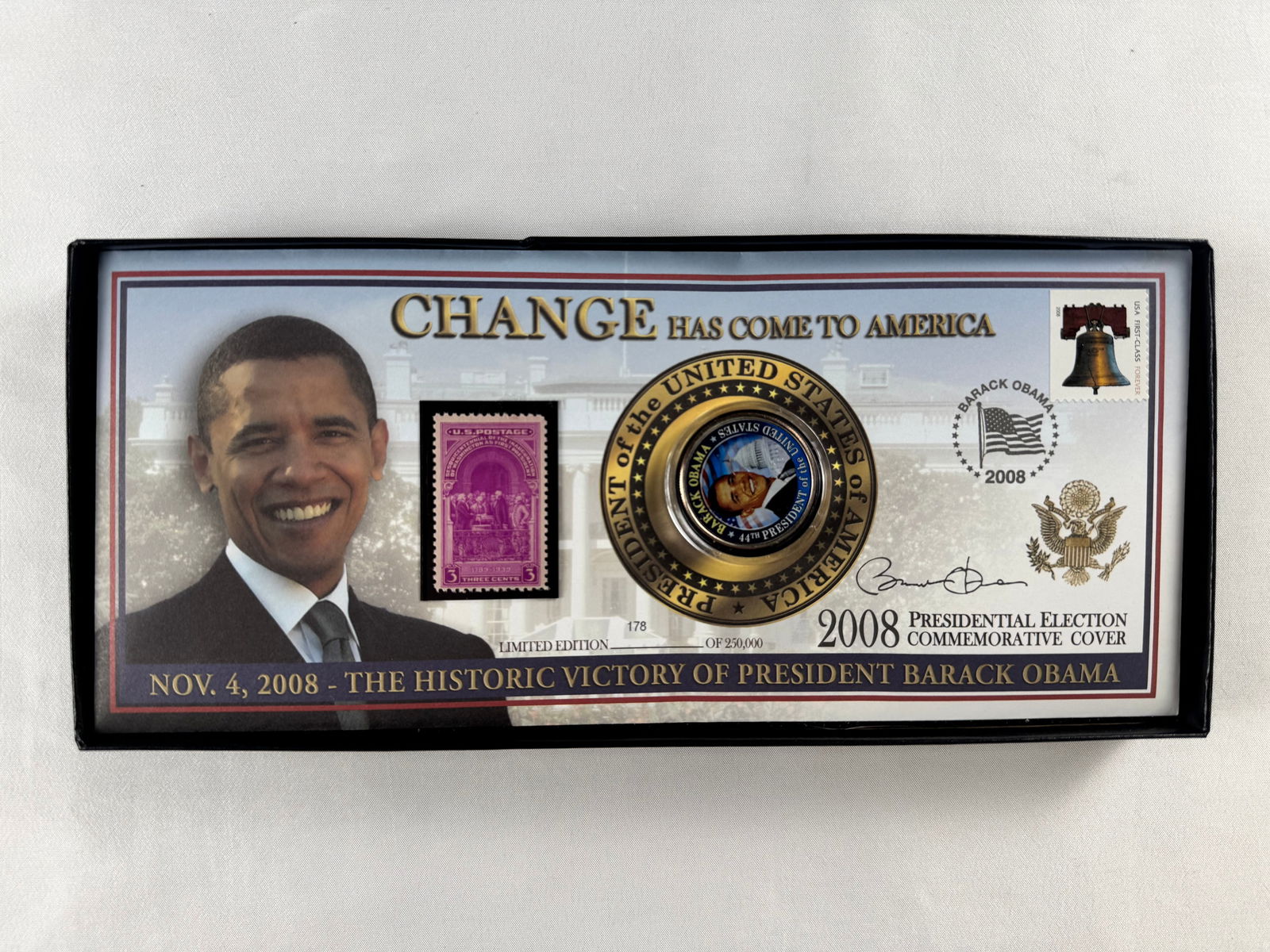 2008 Barack Obama U.S. Presidential Election Commemorative Cover (1 of 3)