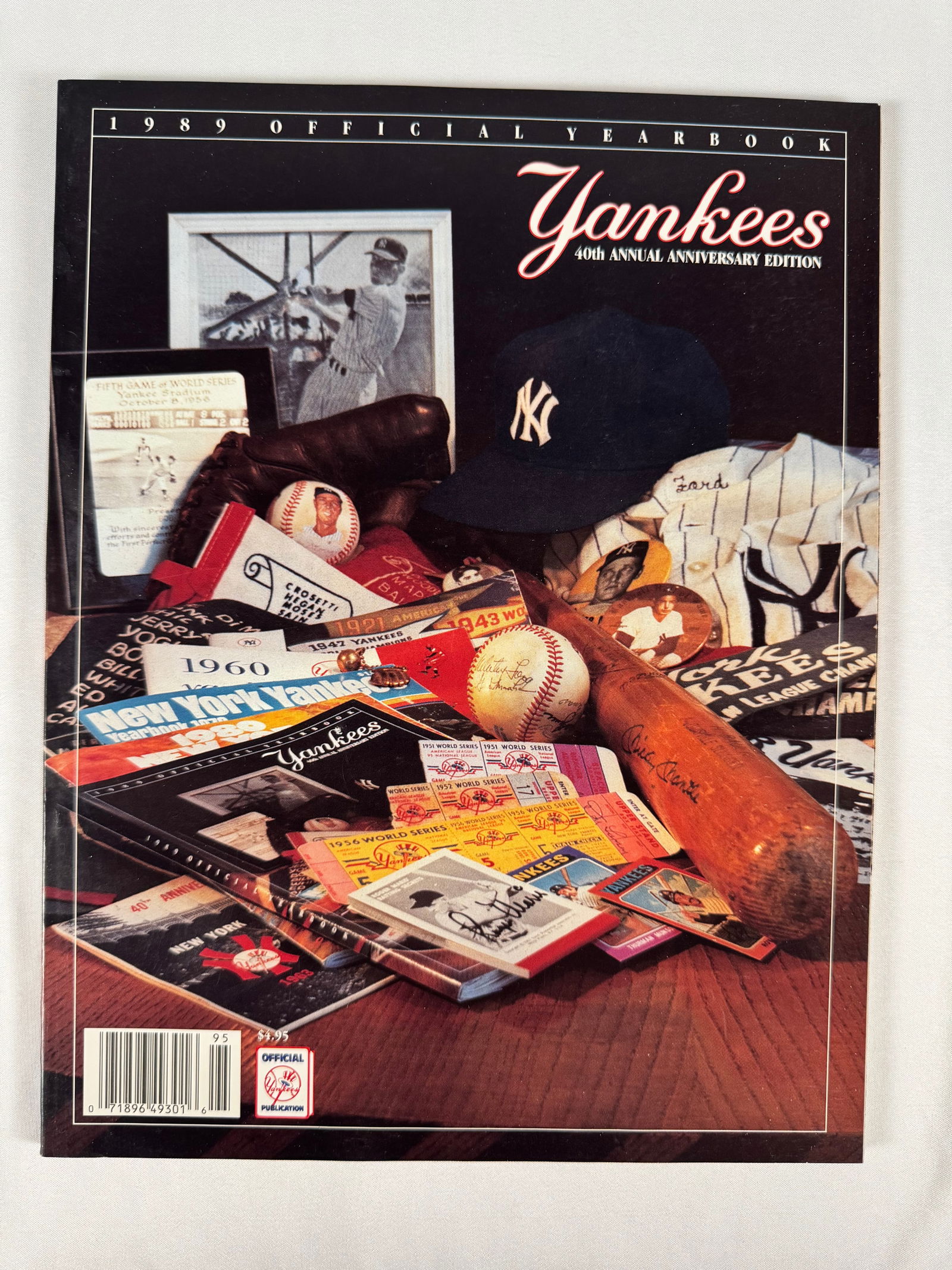 New York Yankees – 40th Annual Anniversary Edition Publication: Vintage Baseball Publication – Authentic Old-School Baseball Memorabilia