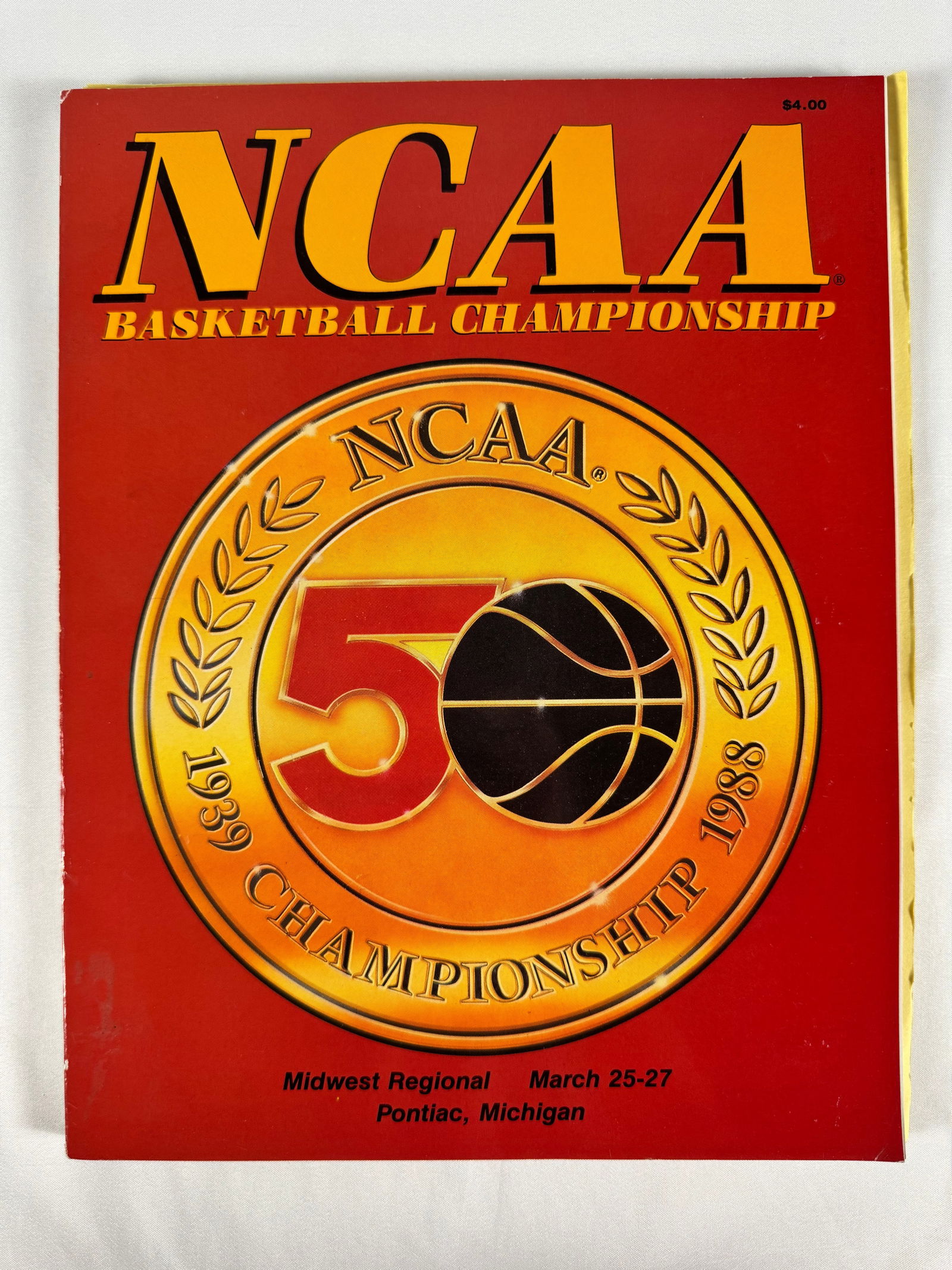 NCSS Basketball Championship – Pontiac, Michigan Event Publication: Vintage Baseball Publication – Authentic Old-School Baseball Memorabilia