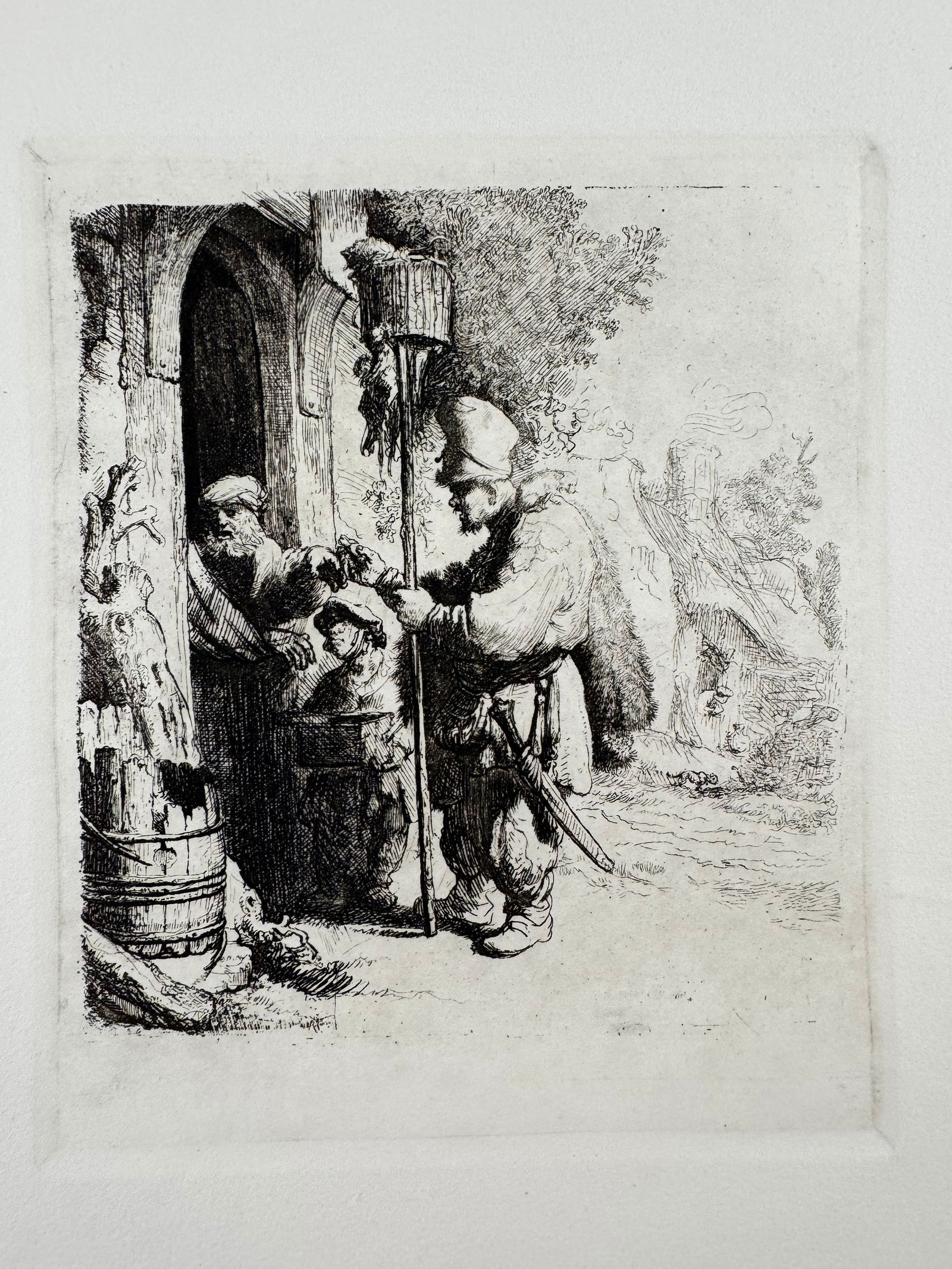 After Rembrandt Harmenszoon Van Rijn (1606-1669) Etching No 121 Armand Durand 1880 Original (1 of 5)