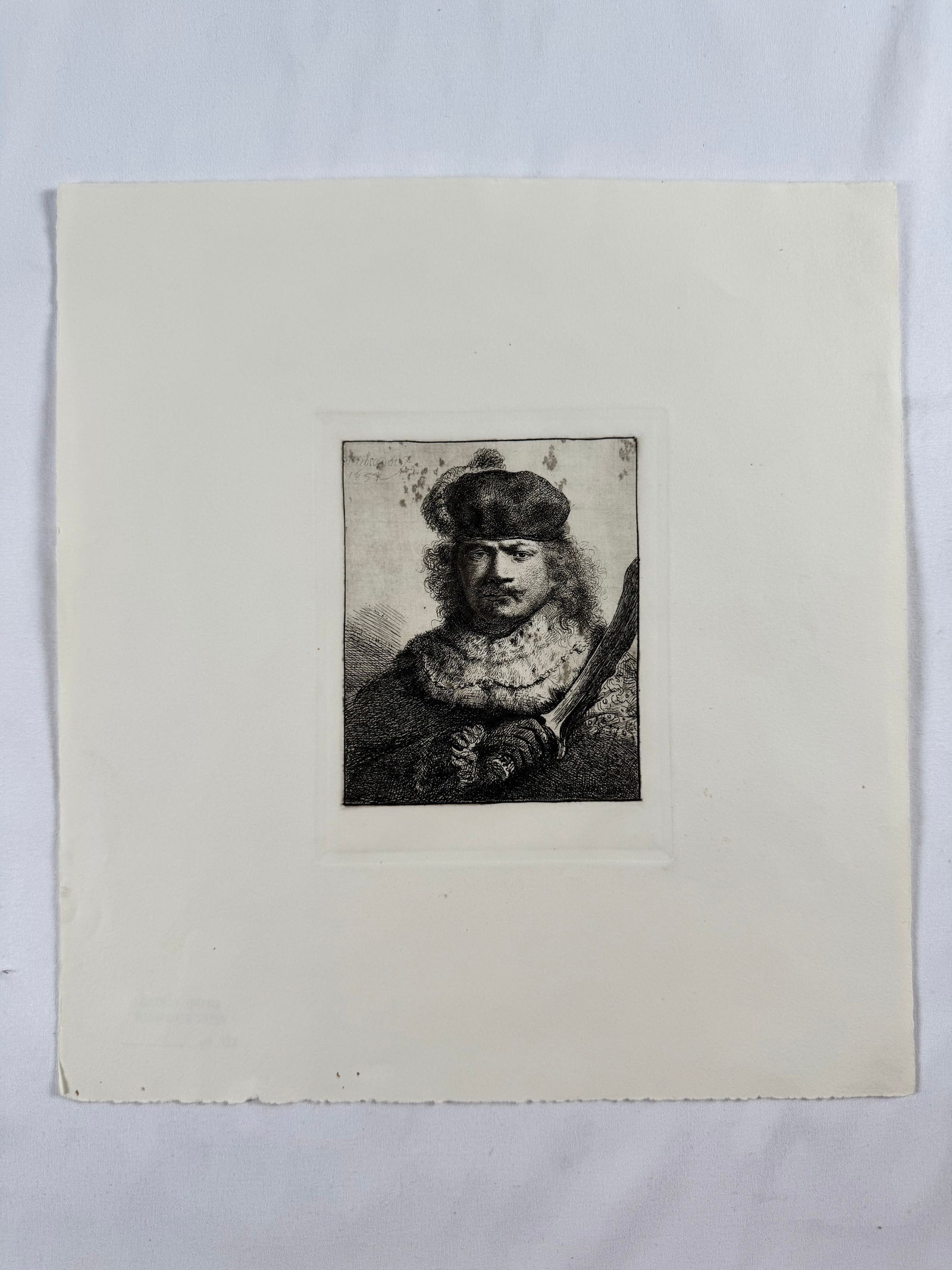 After Rembrandt Harmenszoon Van Rijn (1606-1669) Etching No B18 Armand Durand 1880 Original (1 of 6)
