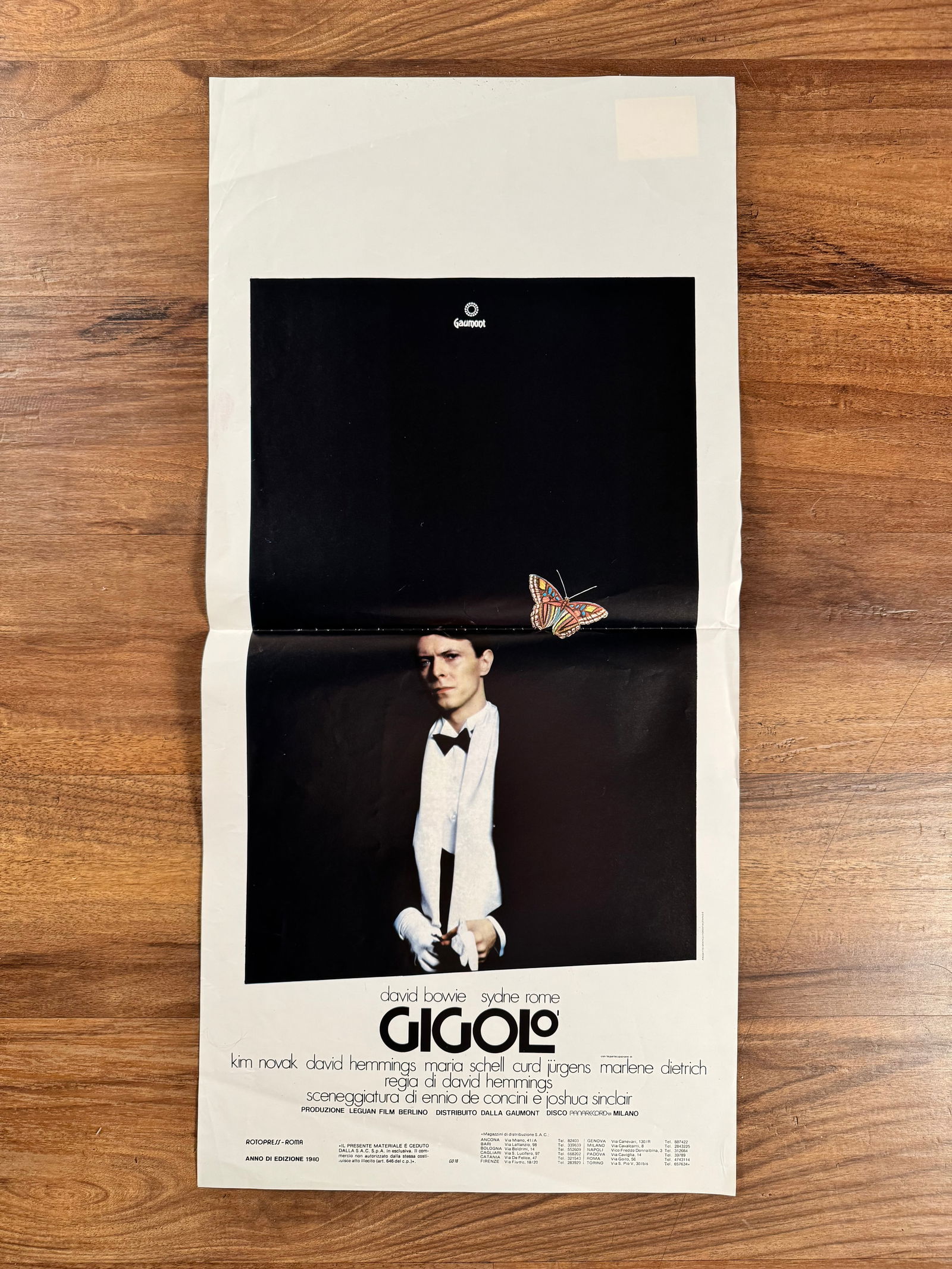 Gigolo 1978 Italian Locandino Folded Movie Poster 13"x27.5" (1 of 5)