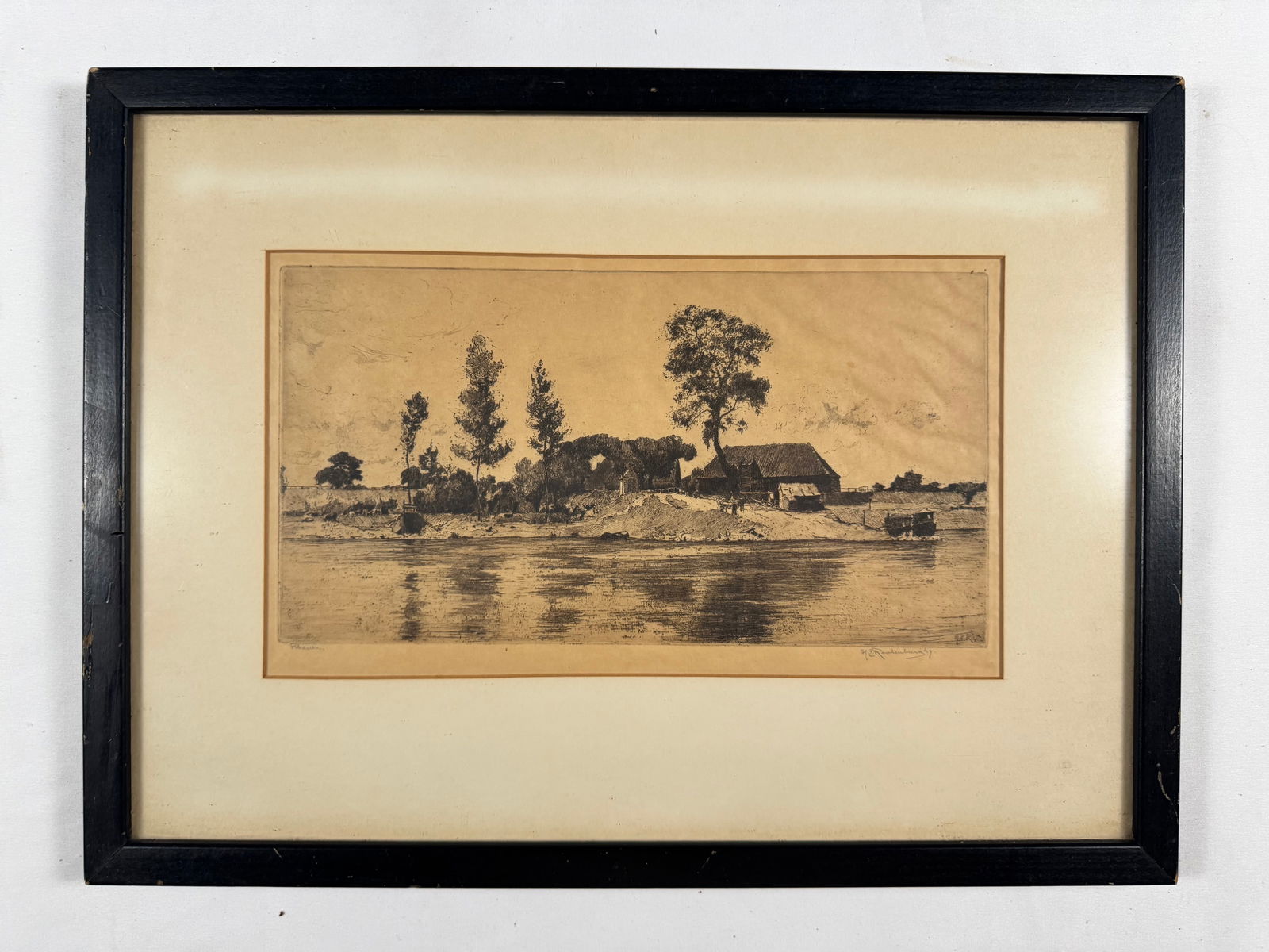 Untitled by Hendrikus Elias Roodenburg Framed Signed 13x7.5 (35) (1 of 5)