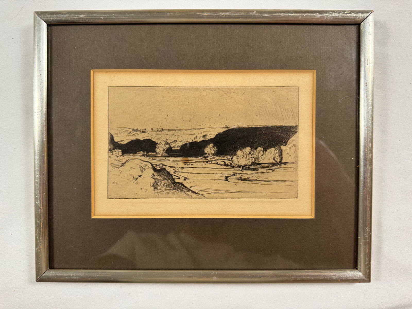 The Canongate Tolbooth by Sir David Young Cameron 1904 Etching Framed 7x5 Original (13) (1 of 5)